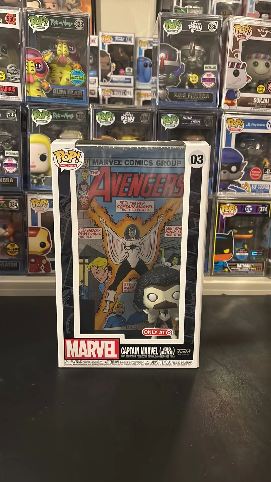 Product image for Marvel Capitan Marvel Comic Cover (PPG $11)