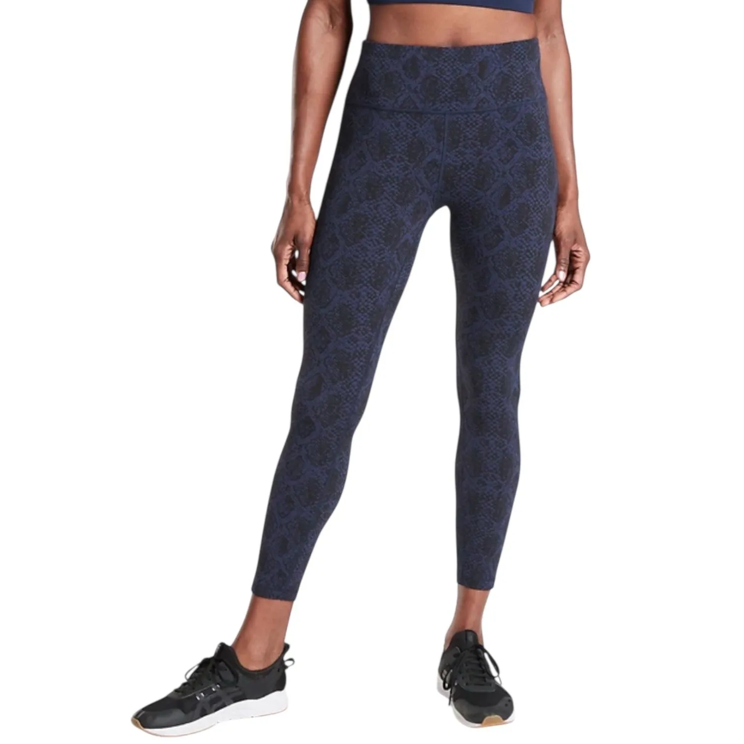 Product image for 412. XL TALL // ATHLETA SNAKE PRINT STASH POCKET LEGGINGS