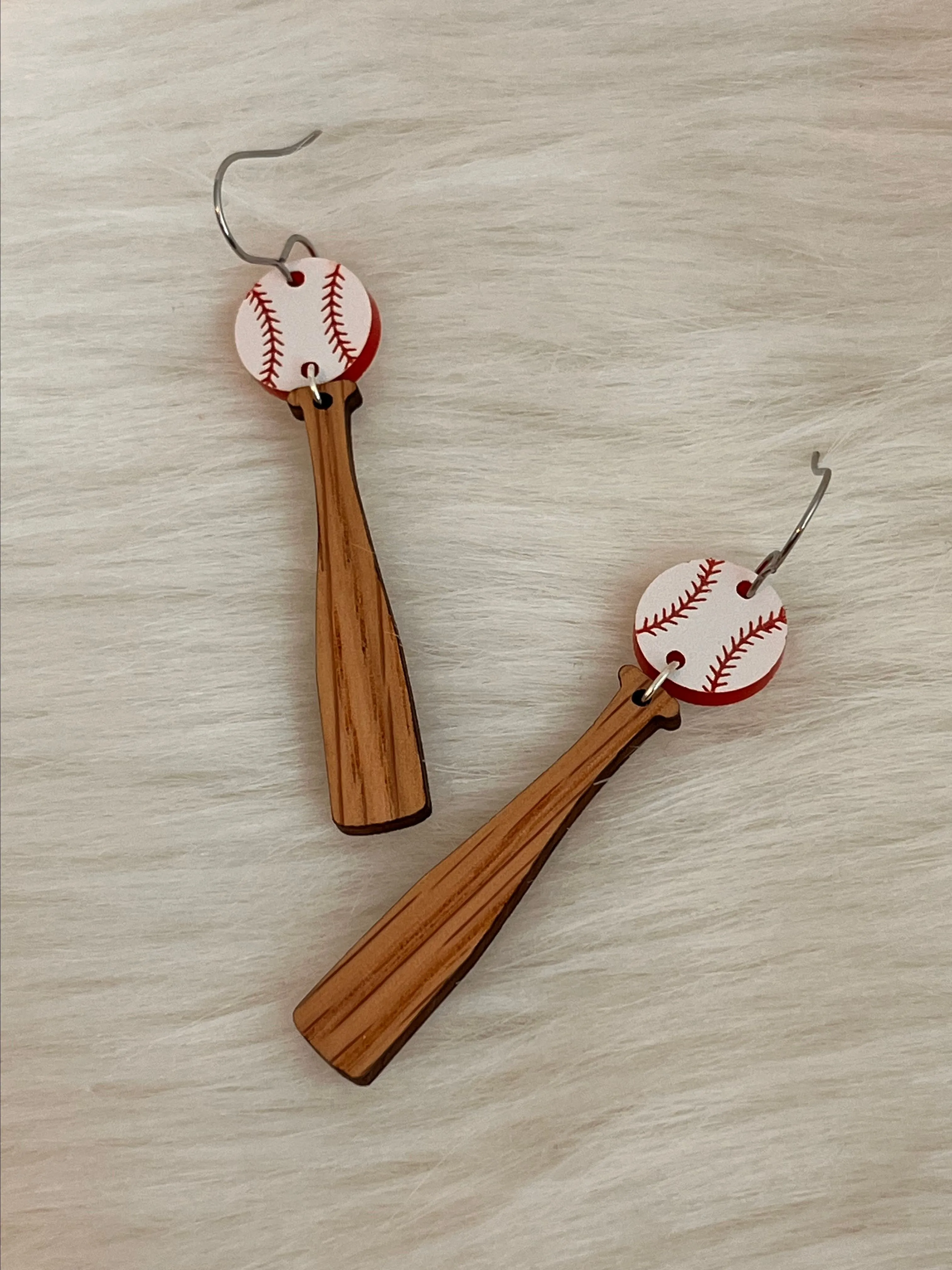 Product image for Baseball earrings 
