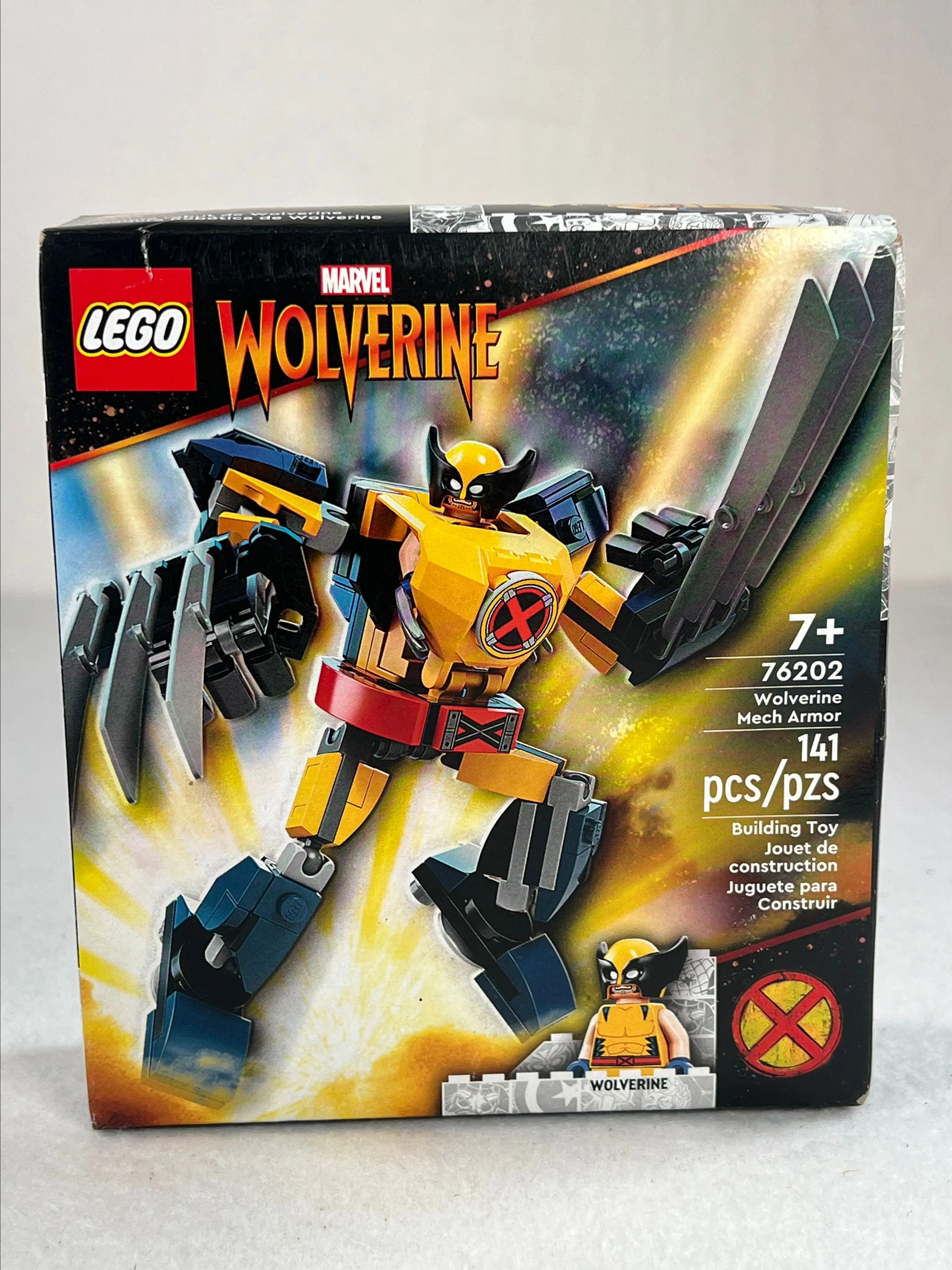 Product image for LEGO Super Heroes: Wolverine Mech Armor (76202) Sealed (minor Shelf Ware)