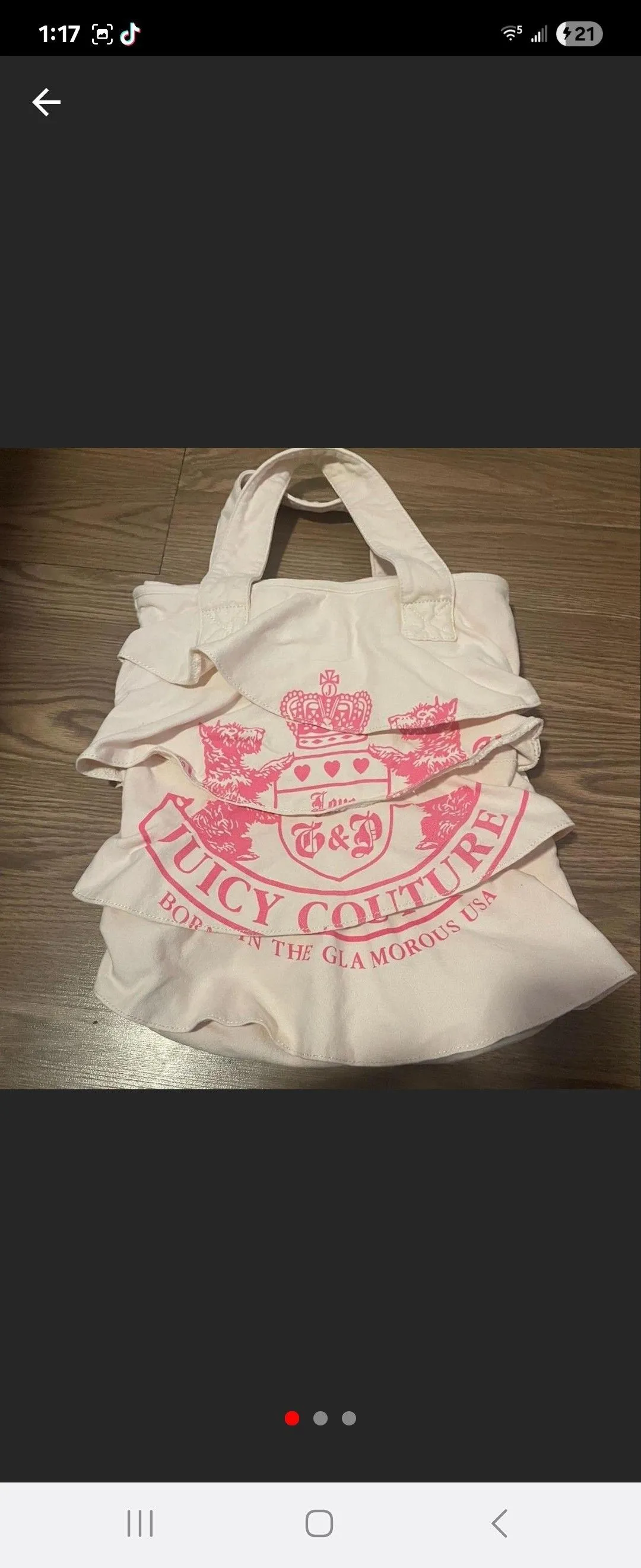 Product image for 03. Pink Juicy Couture Tote
