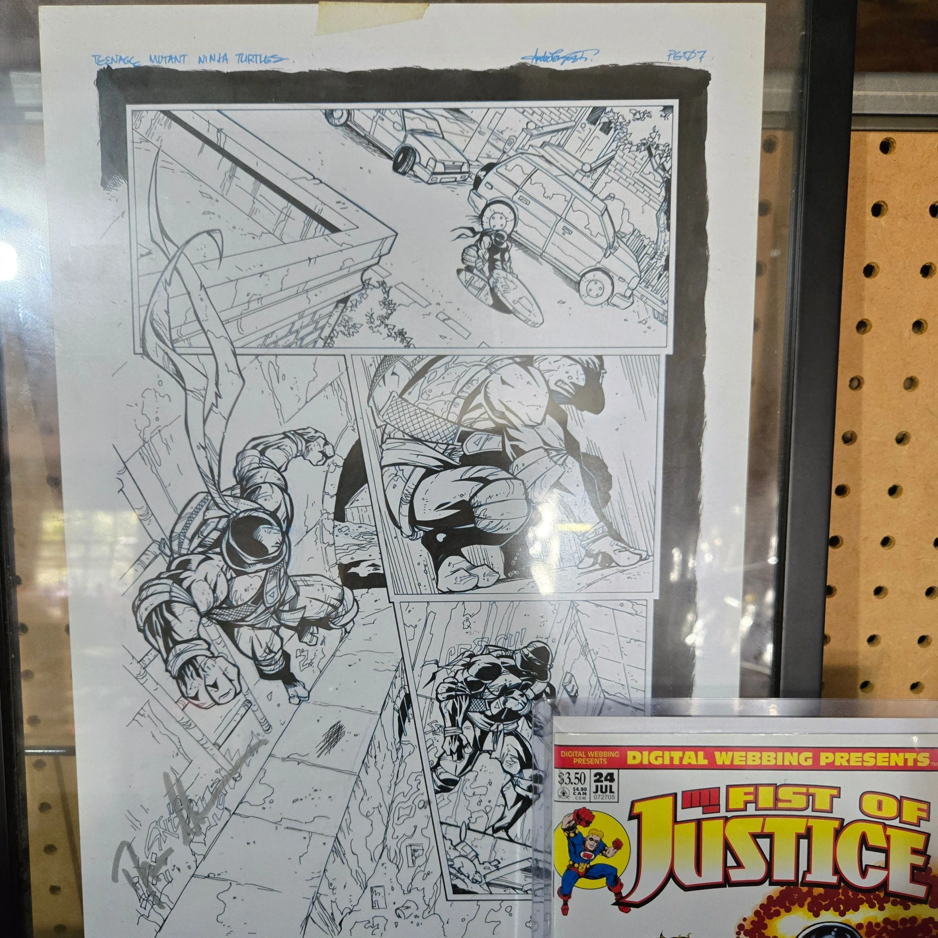 Product image for Original TMNT Art Signed by Andre Tong/Darren Close