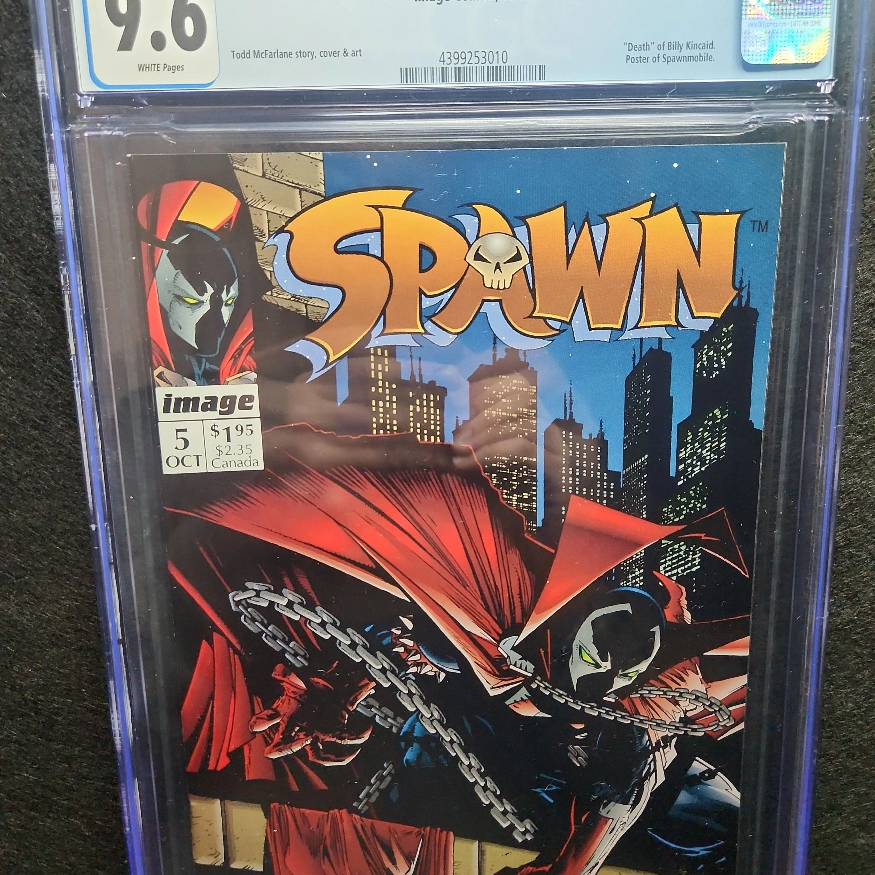 Product image for Spawn 5  CGC 9.6 1992
