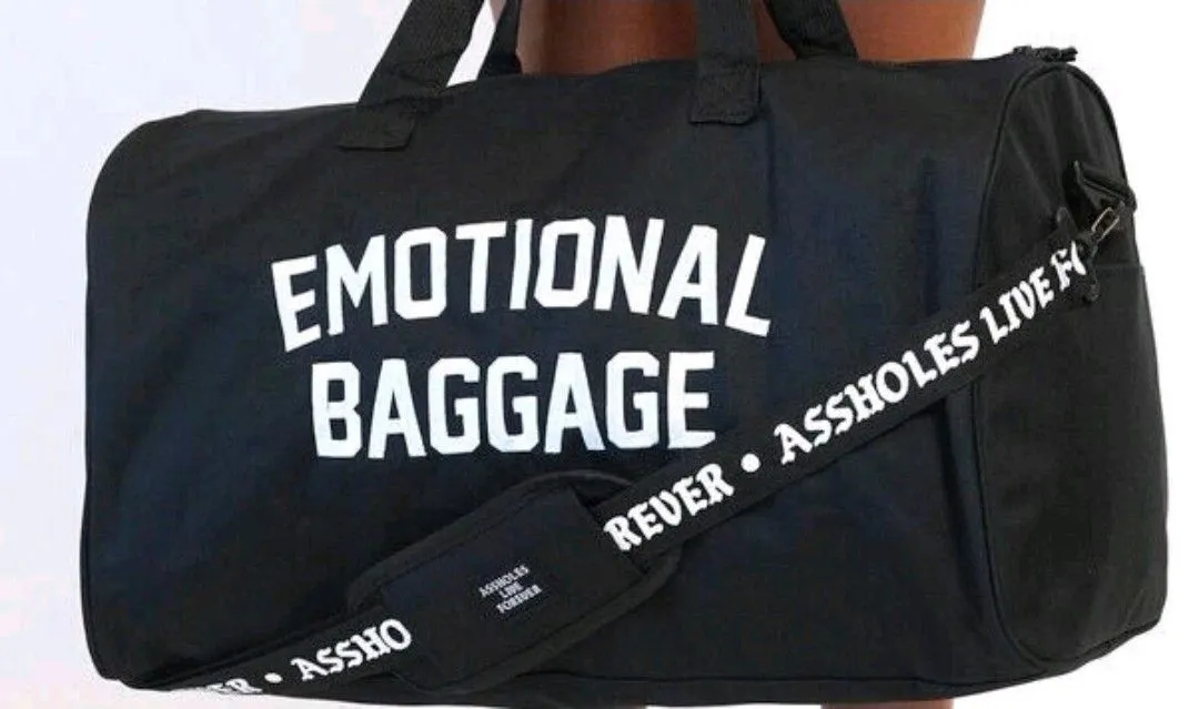 Product image for Bag Emotional Baggage Duffle Black  ALF A$$holes Live Forever New