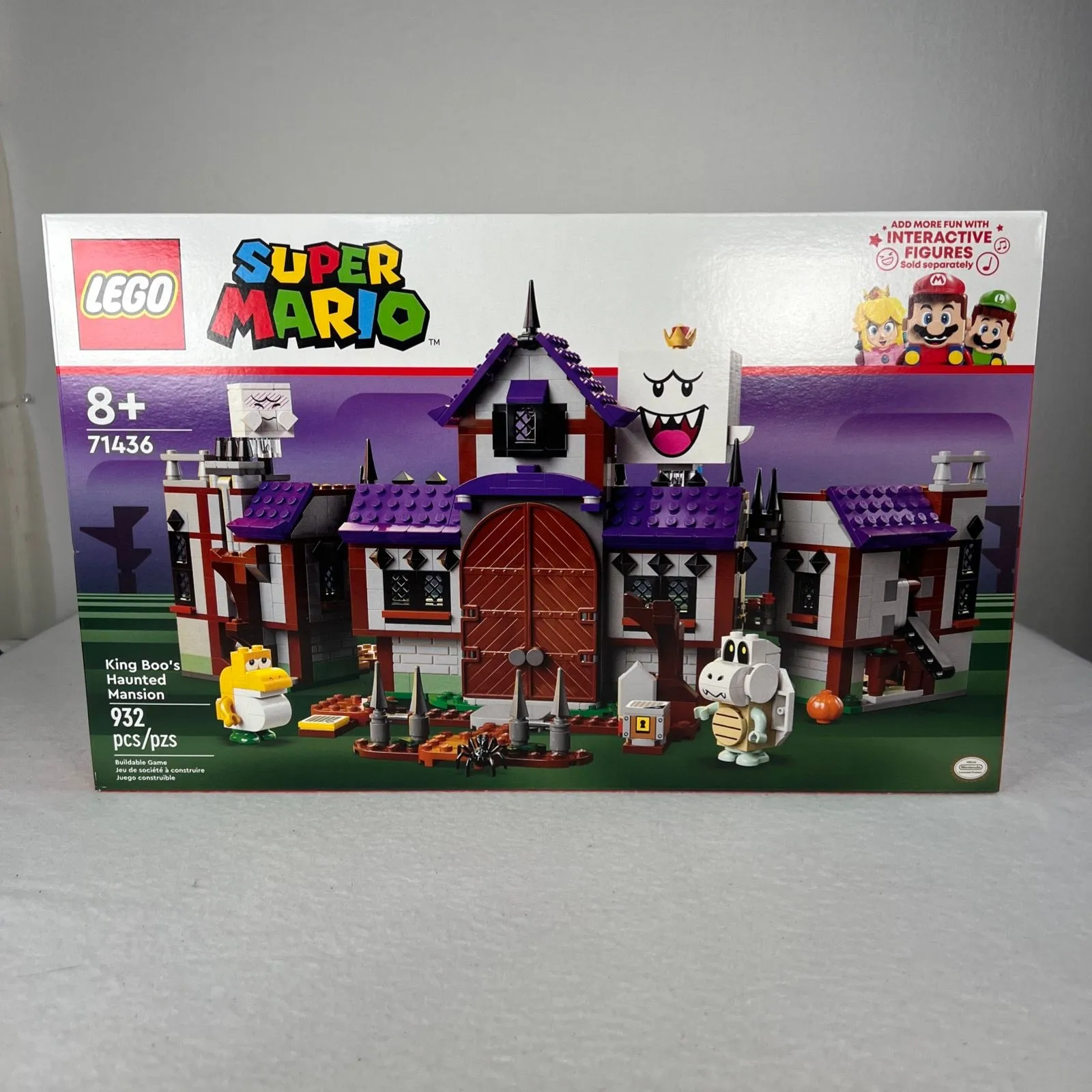 Product image for LEGO Super Mario: King Boo's Haunted Mansion Set 71436 Sealed
