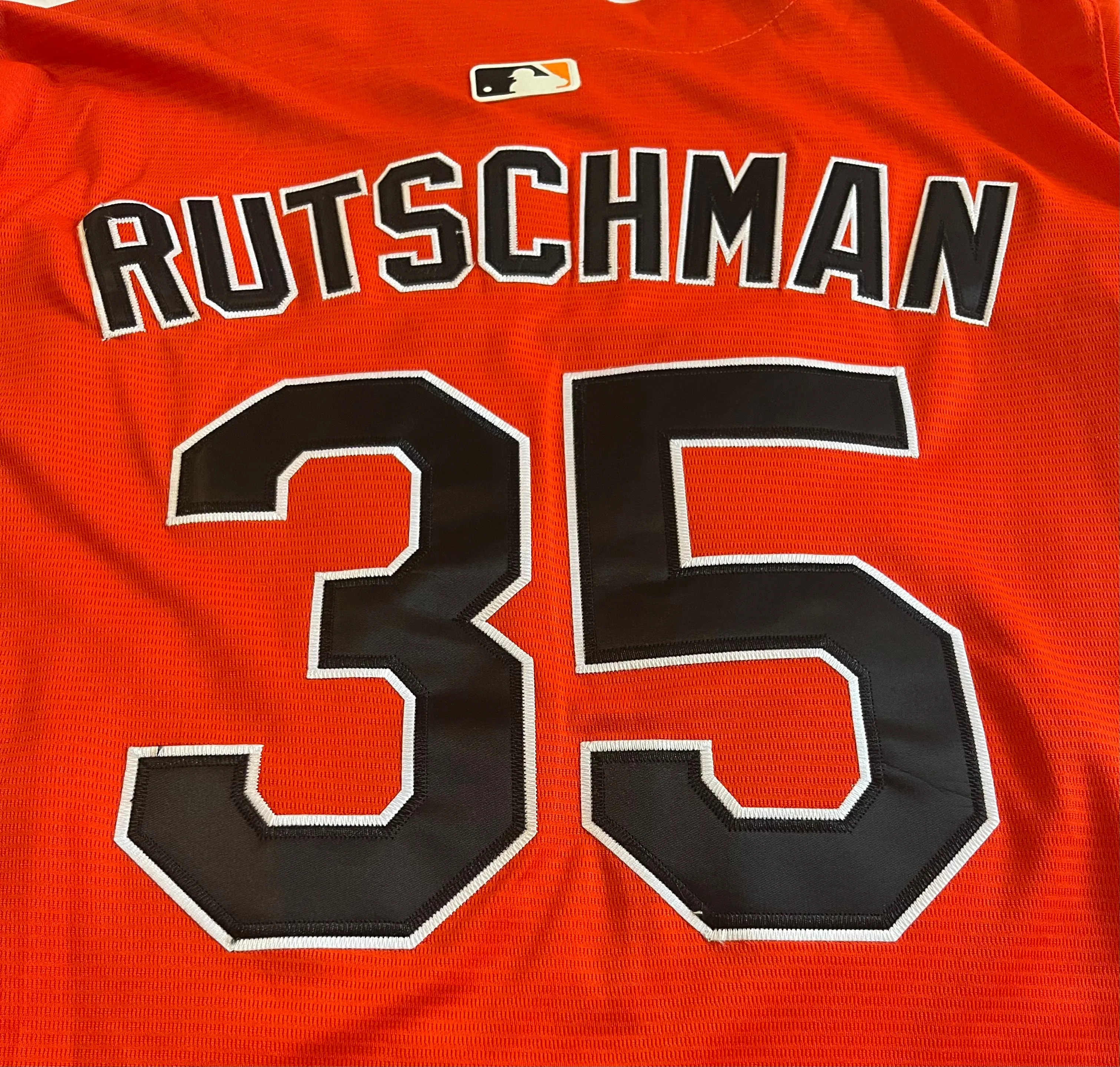 Product image for UNIQUE Orioles Adley Rutschman Size Large Fully Stitched Nike Jersey NWT