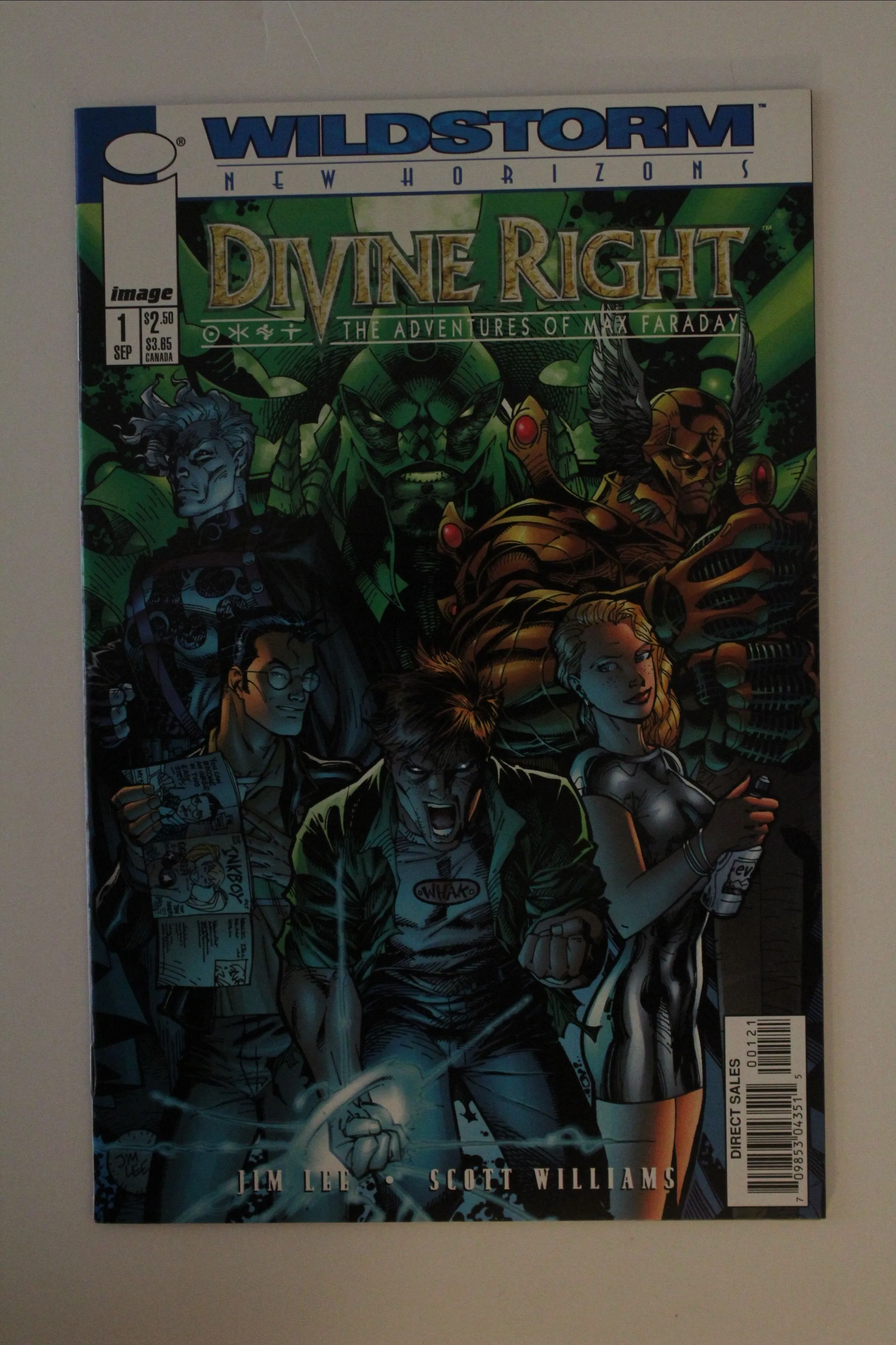 Product image for Divine Right #1 Wildstorm Comics Jim Lee art. Jim Lee Cover.