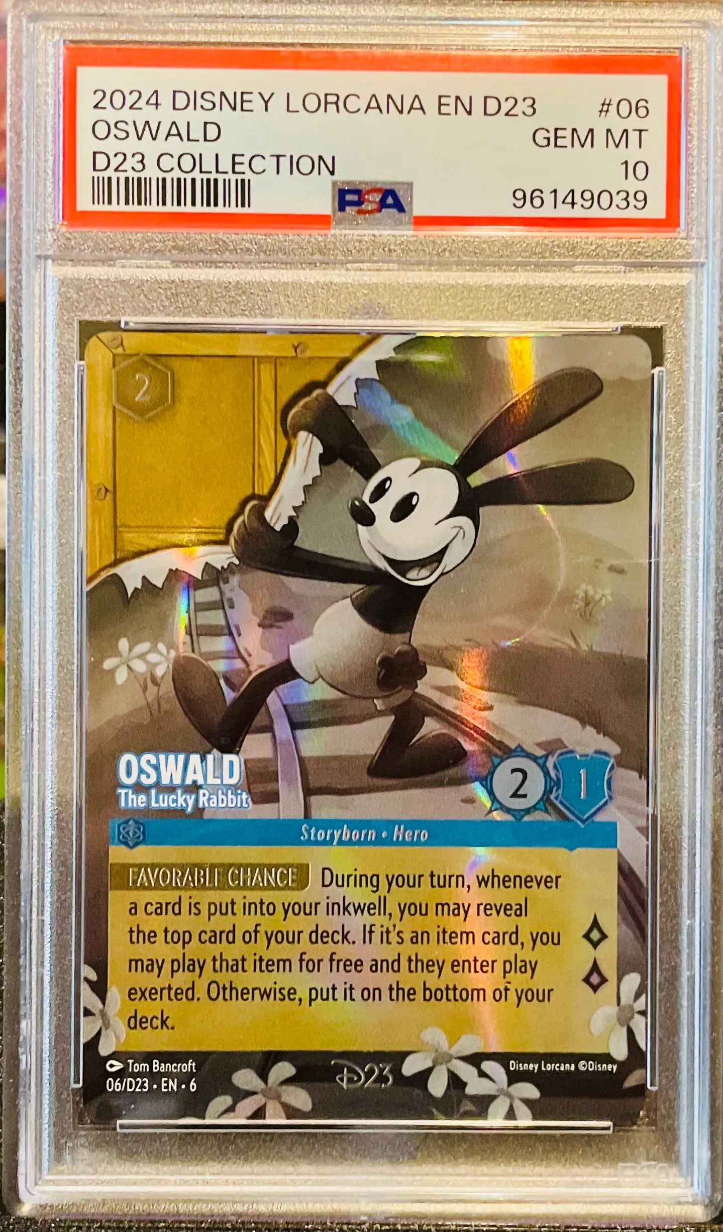 PSA Gem Mint 10 Oswald D23!  Whatnot: Shop, Sell, Connect