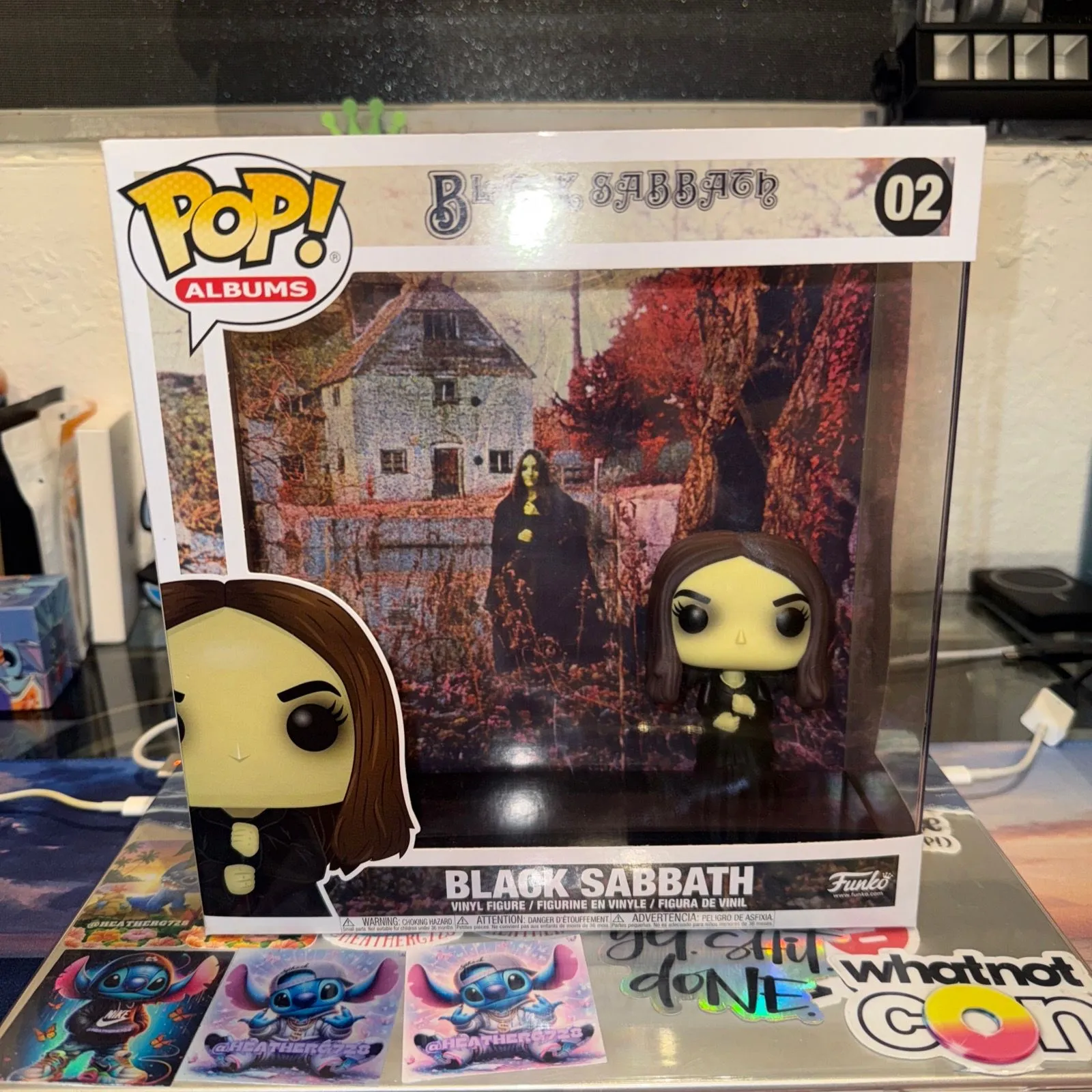 Product image for Funko Pop! Album Cover with Case: Black Sabbath #02