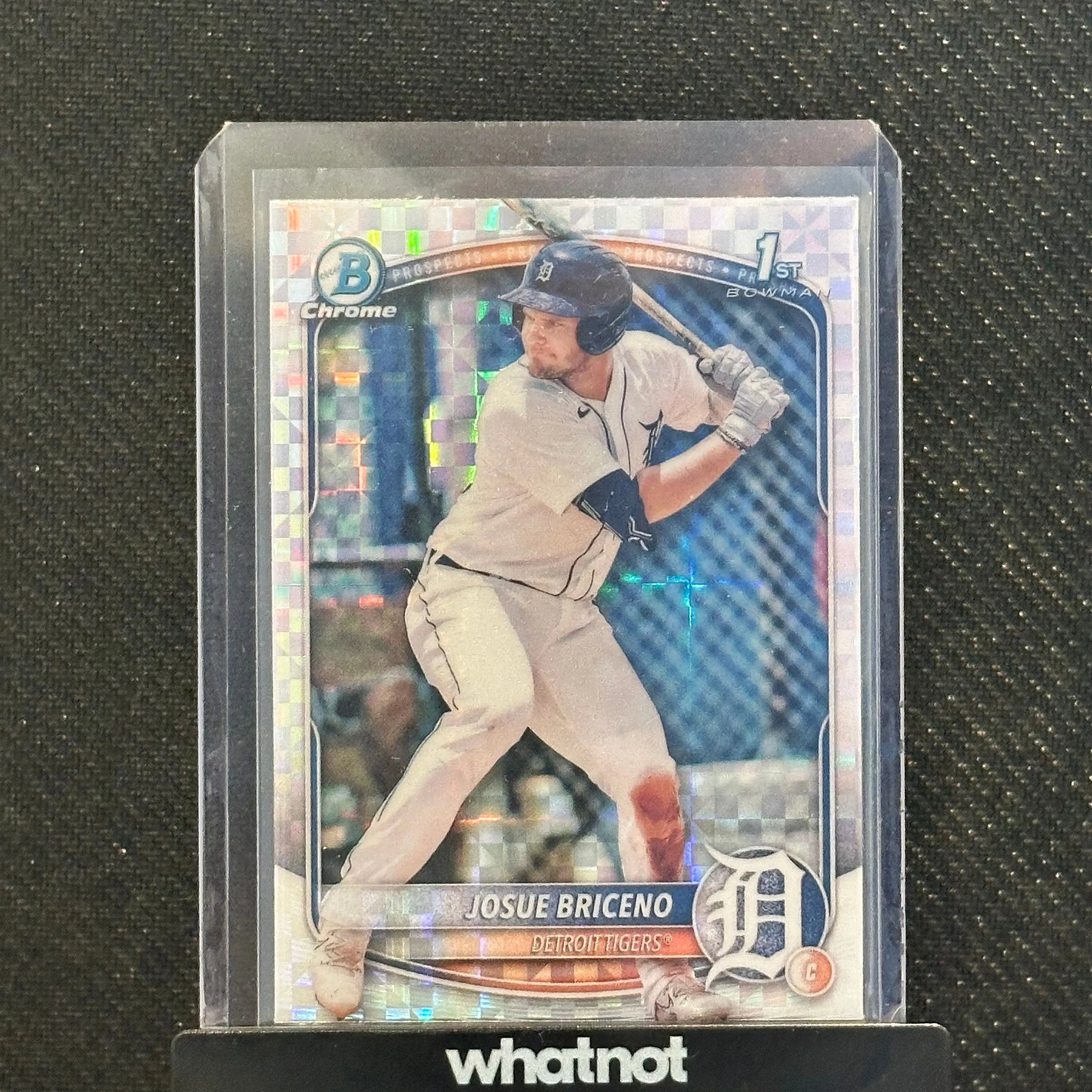 Product image for 2025 bowman chrome 1st xfractor refractor josue briceno
