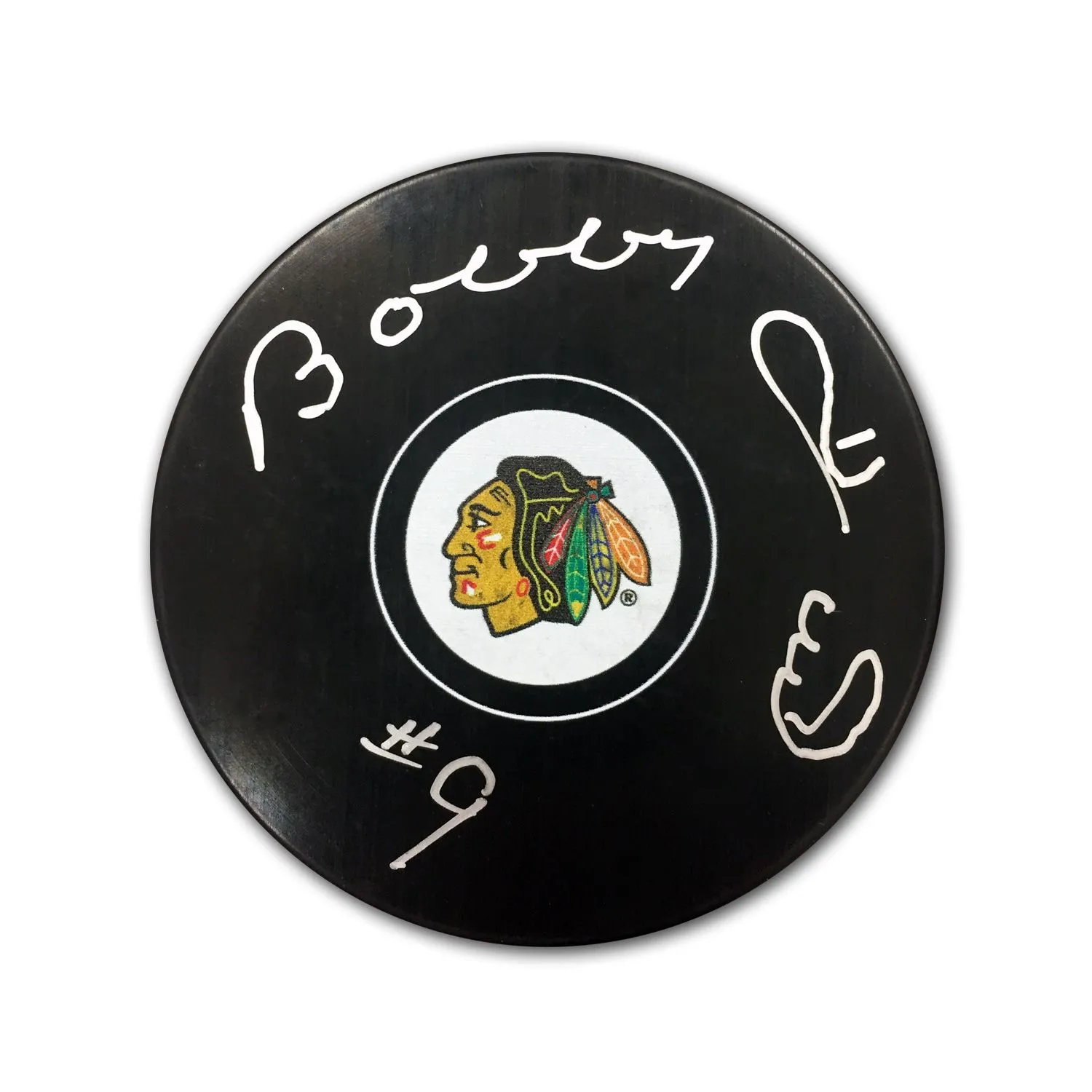 Product image for Bobby Hull  - Signed Puck 