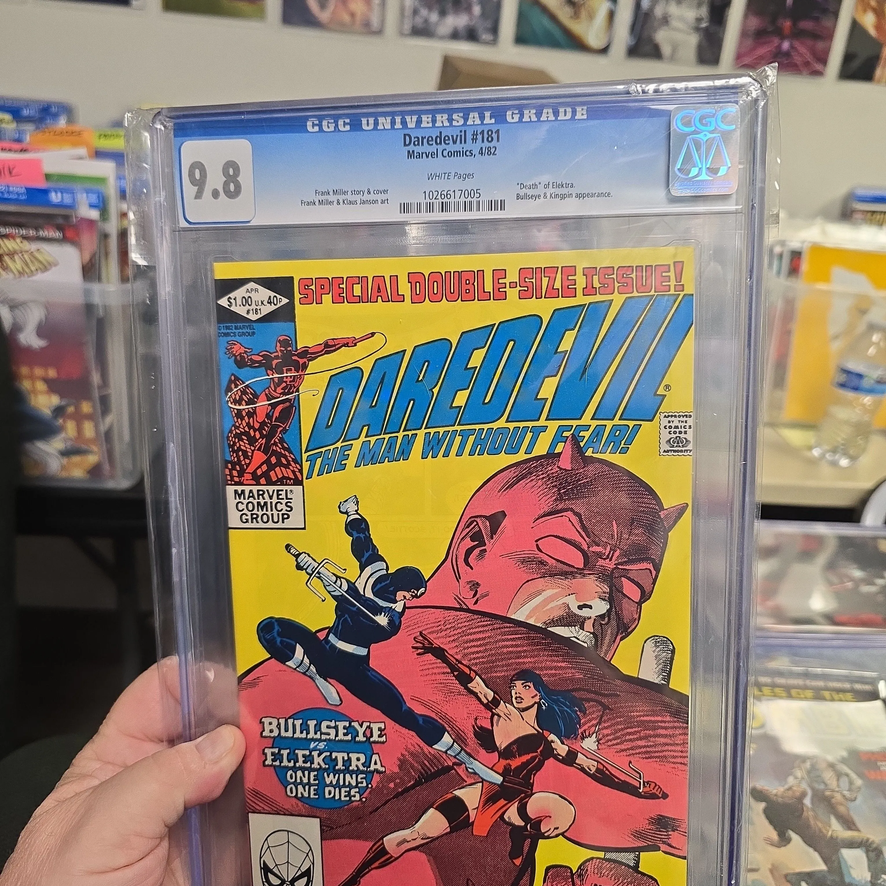 Product image for Daredevil #181 CGC 9.8 WHITE PAGES