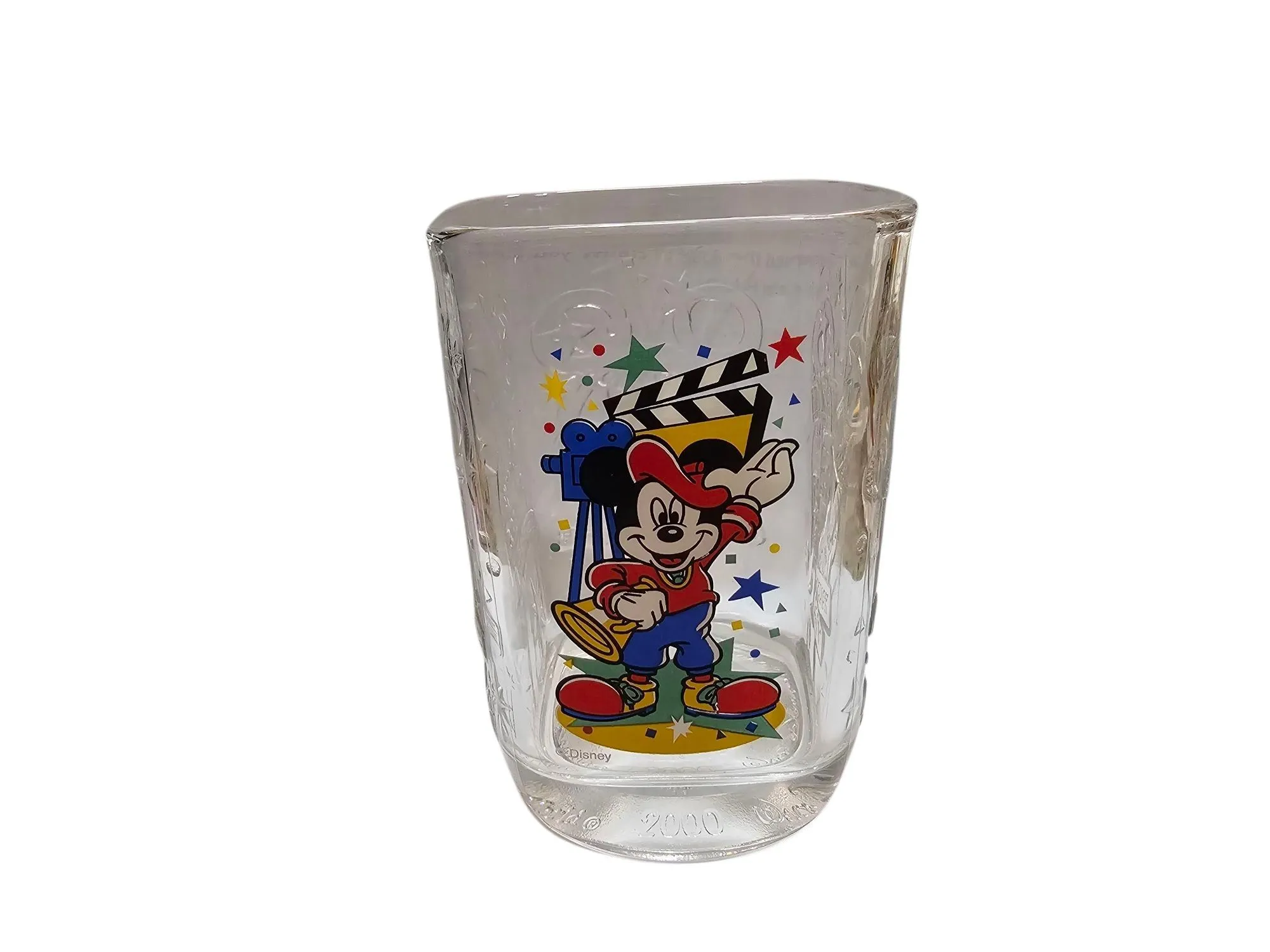 Product image for McDonald's Disney 2000 Square Glass Tumbler