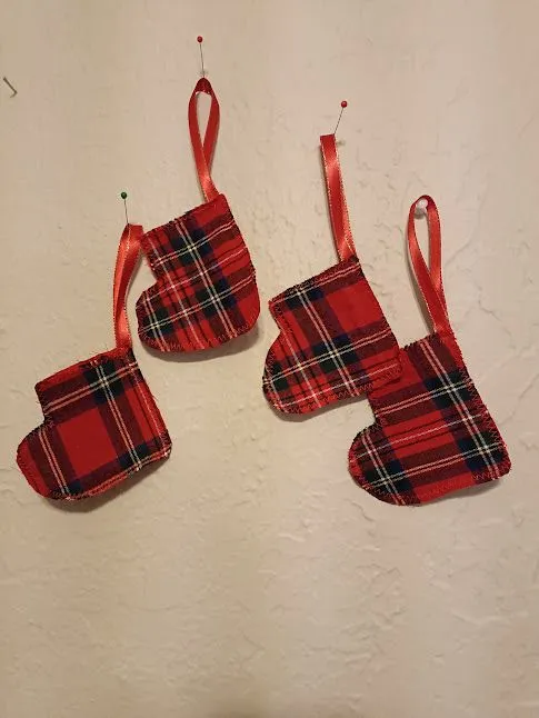 Product image for Tiny Christmas stocking ornaments