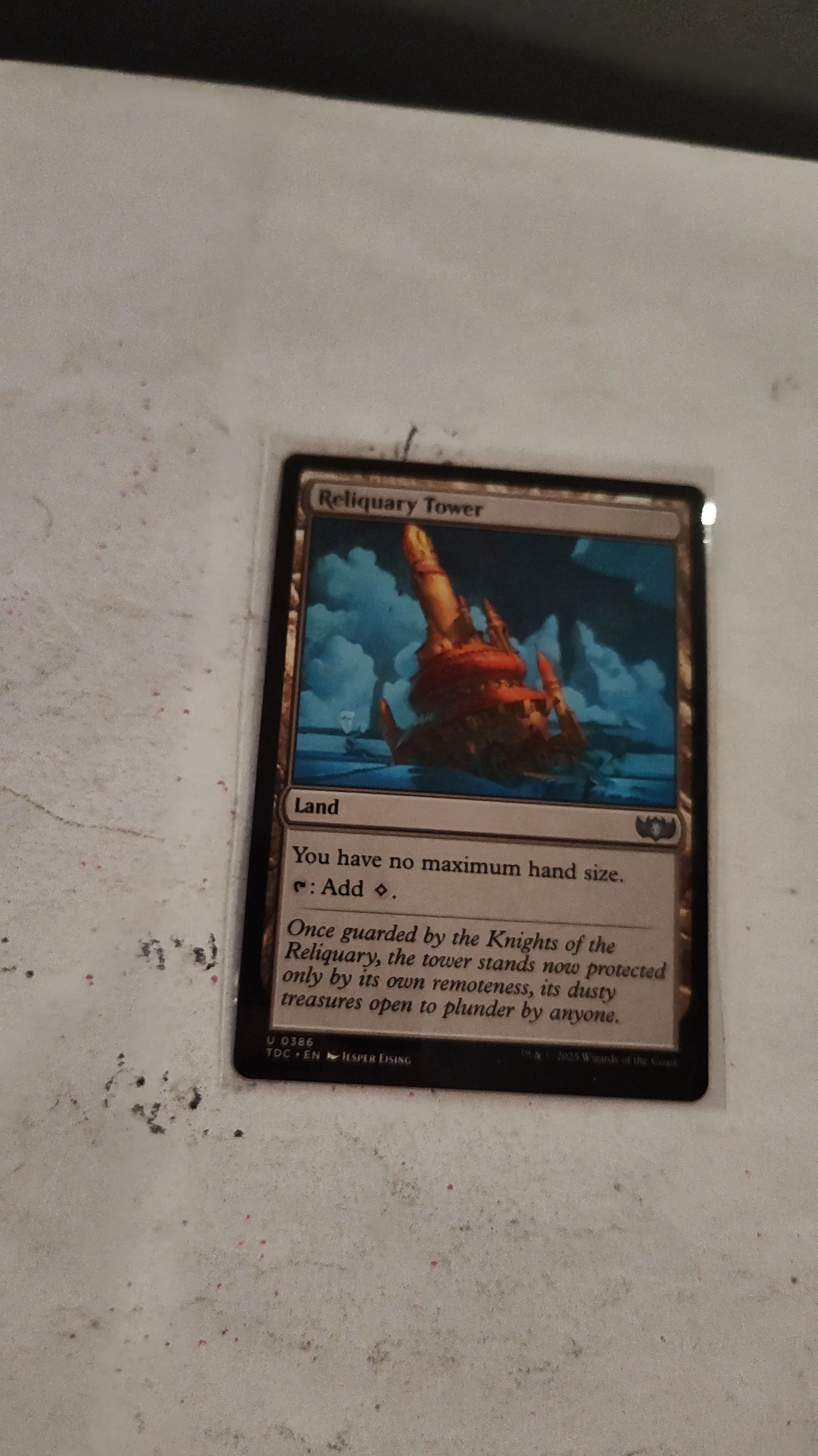 Product image for MTG Commander Tarkir Dragonstorm Reliquary tower 