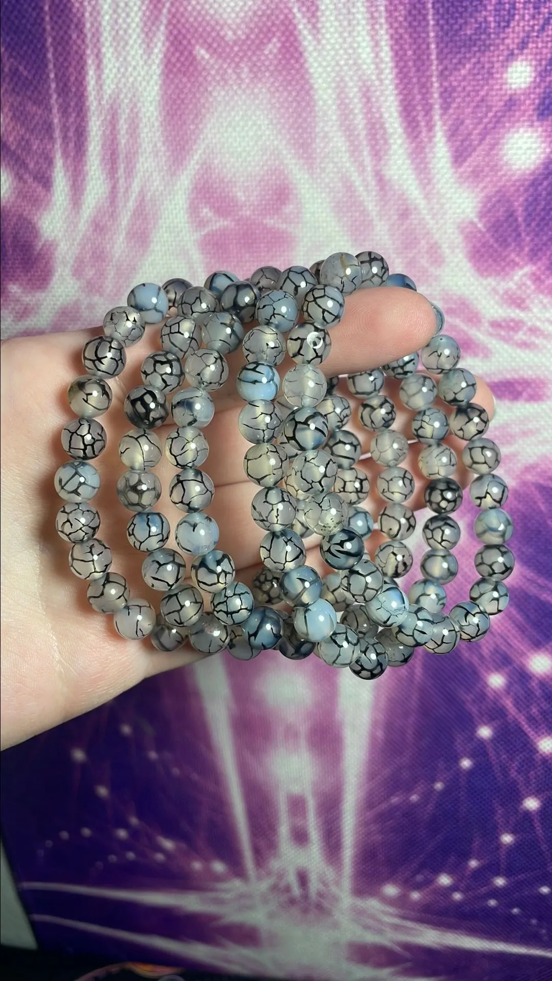 Product image for 8MM Dragon Agate Bracelet