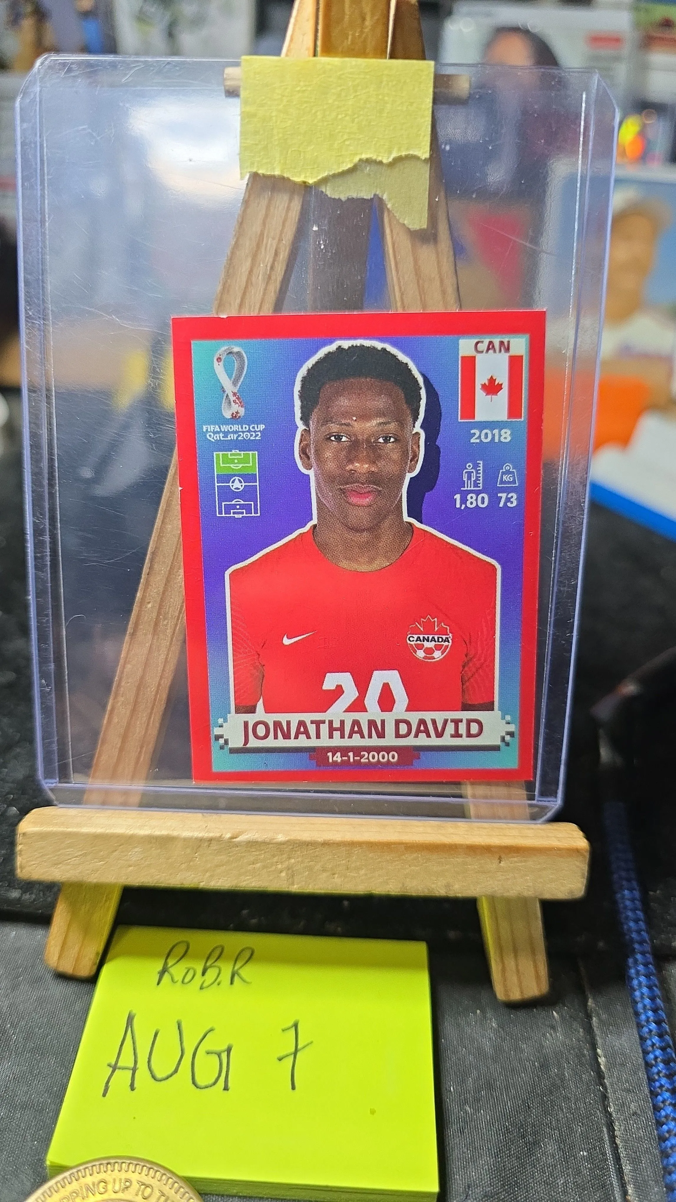 Product image for 2022 panini sticker JONATHAN DAVID