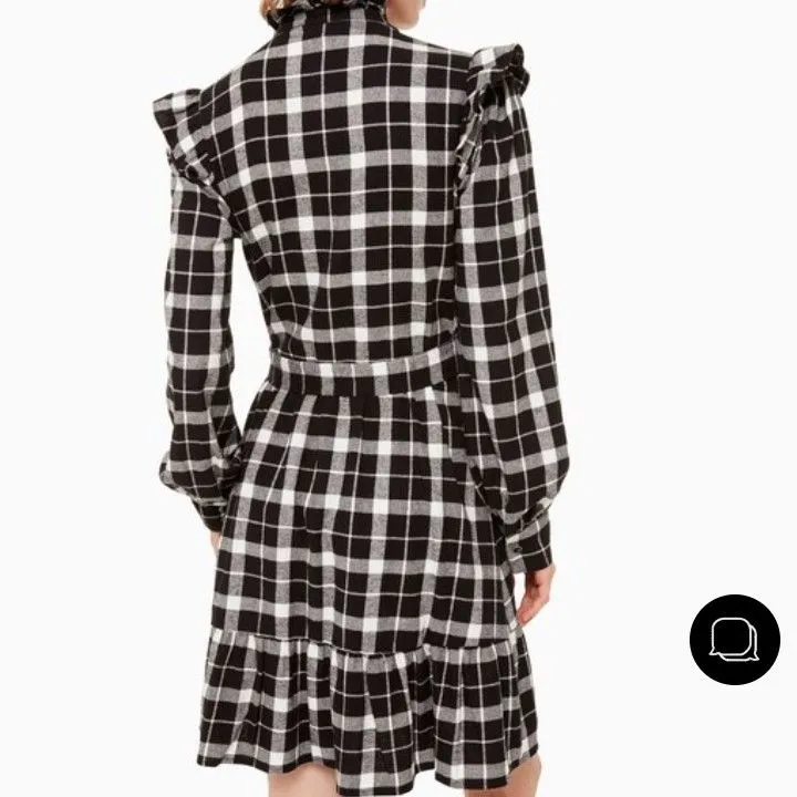 Product image for kate Spade flannel shirt dress