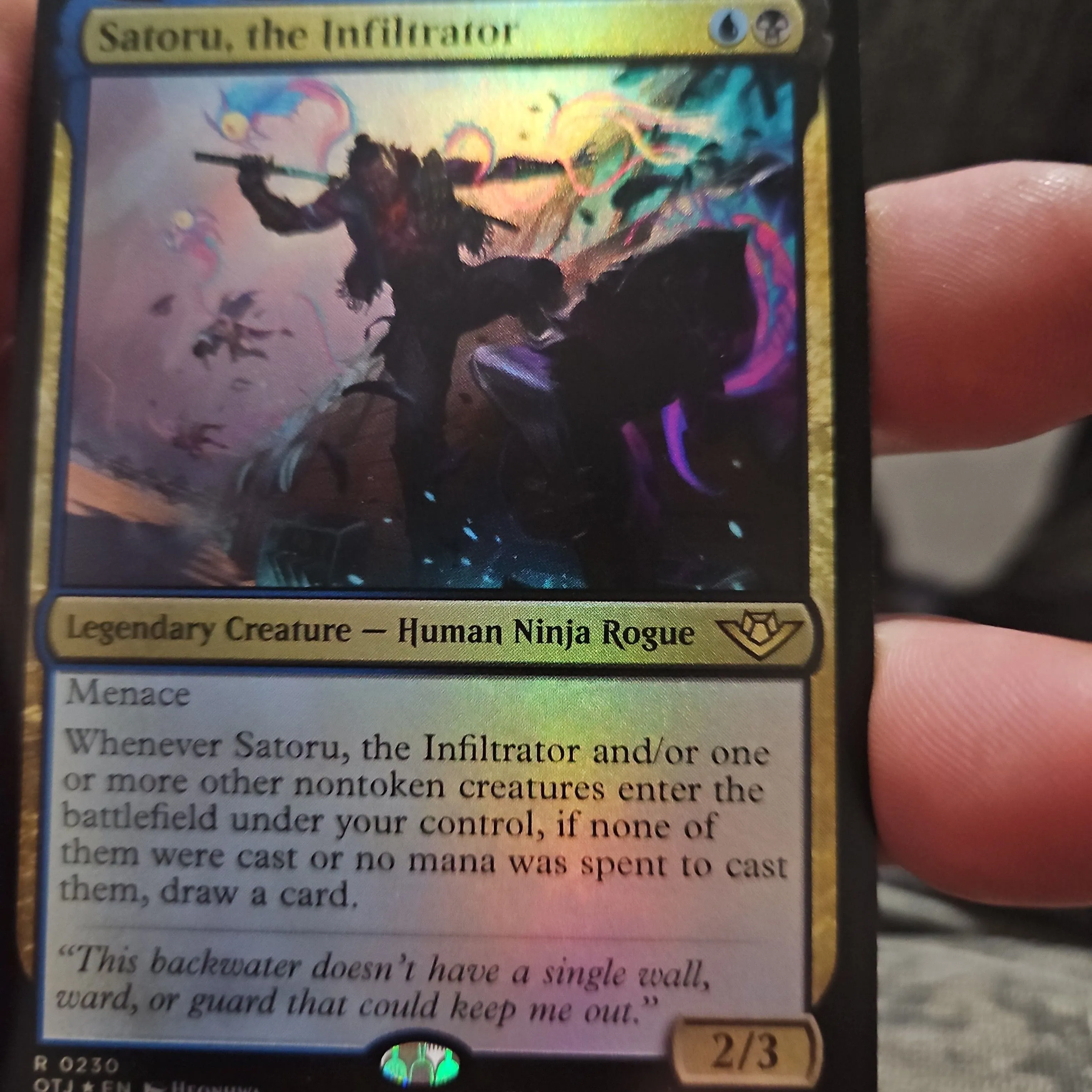 Product image for Satoru the Infiltrator foil