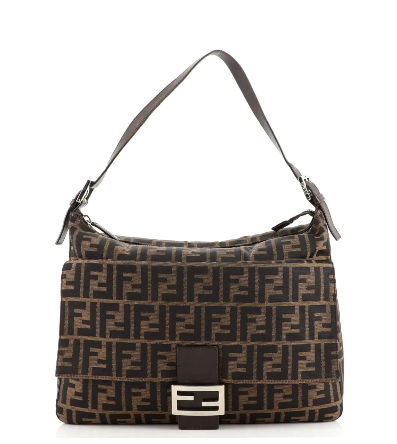 Product image for Fendi Mama Forever Zip Hobo Zucca Canvas