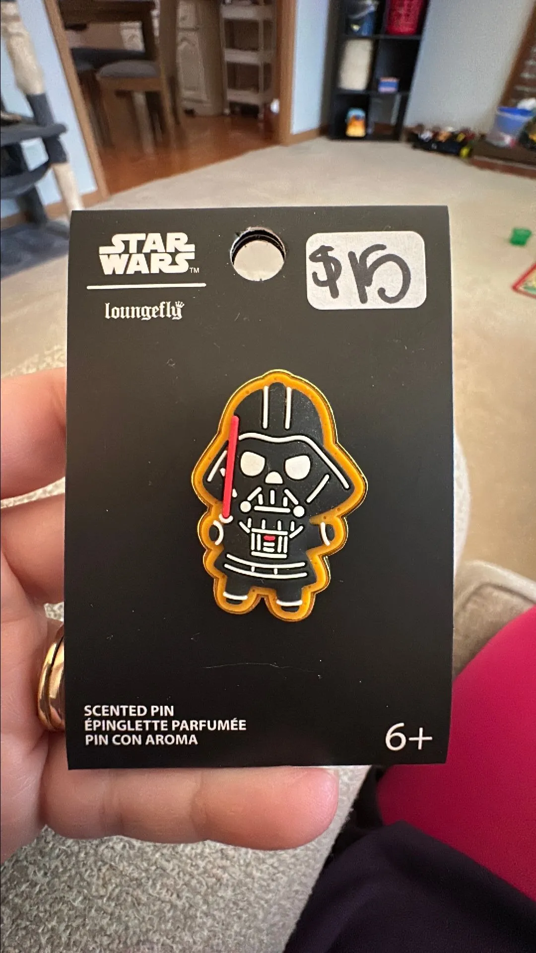 Product image for Darth Vader Sugar Cookie Pin, Star Wars