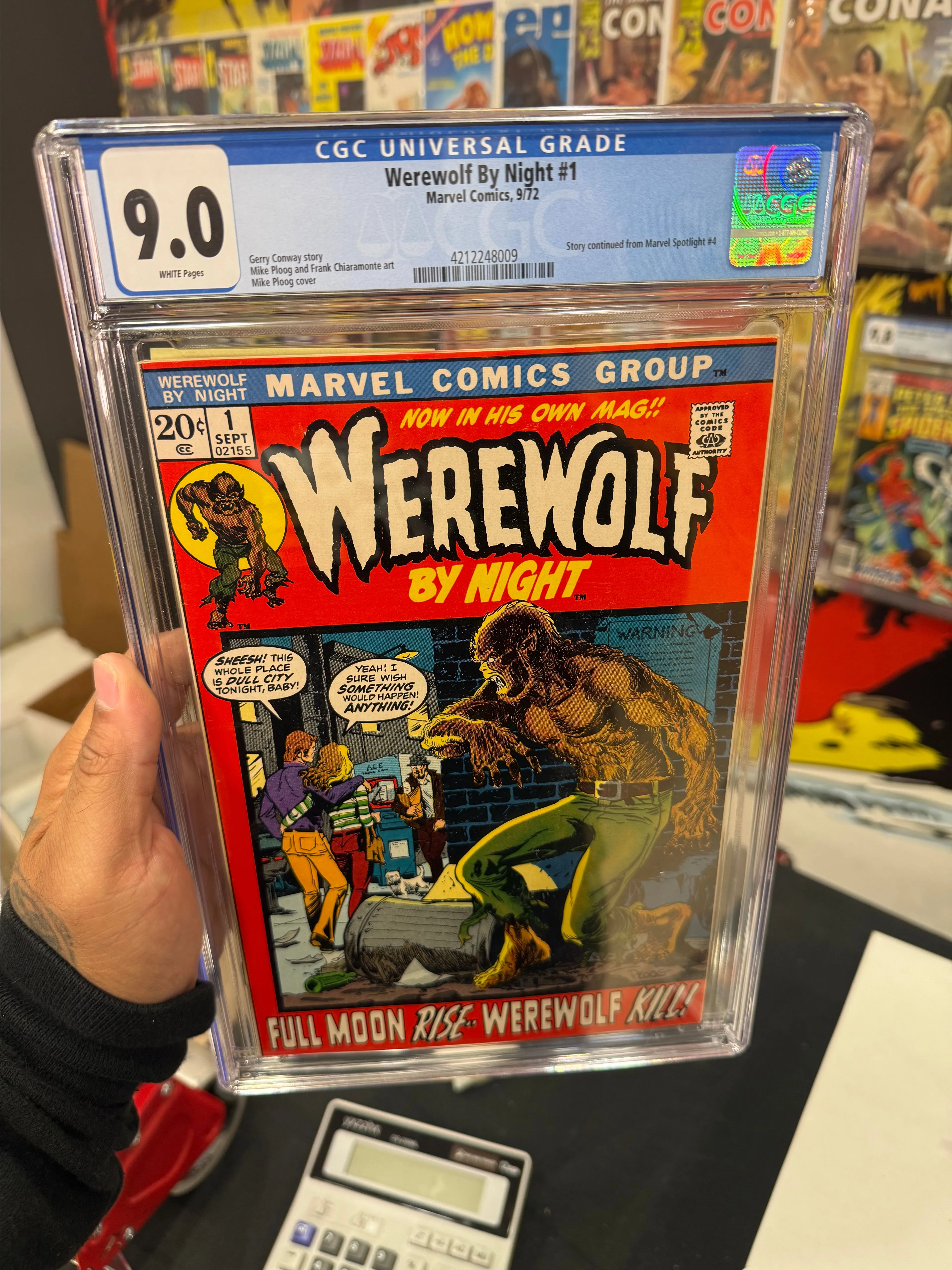 Product image for Werewolf by Night #1 CGC 9.0