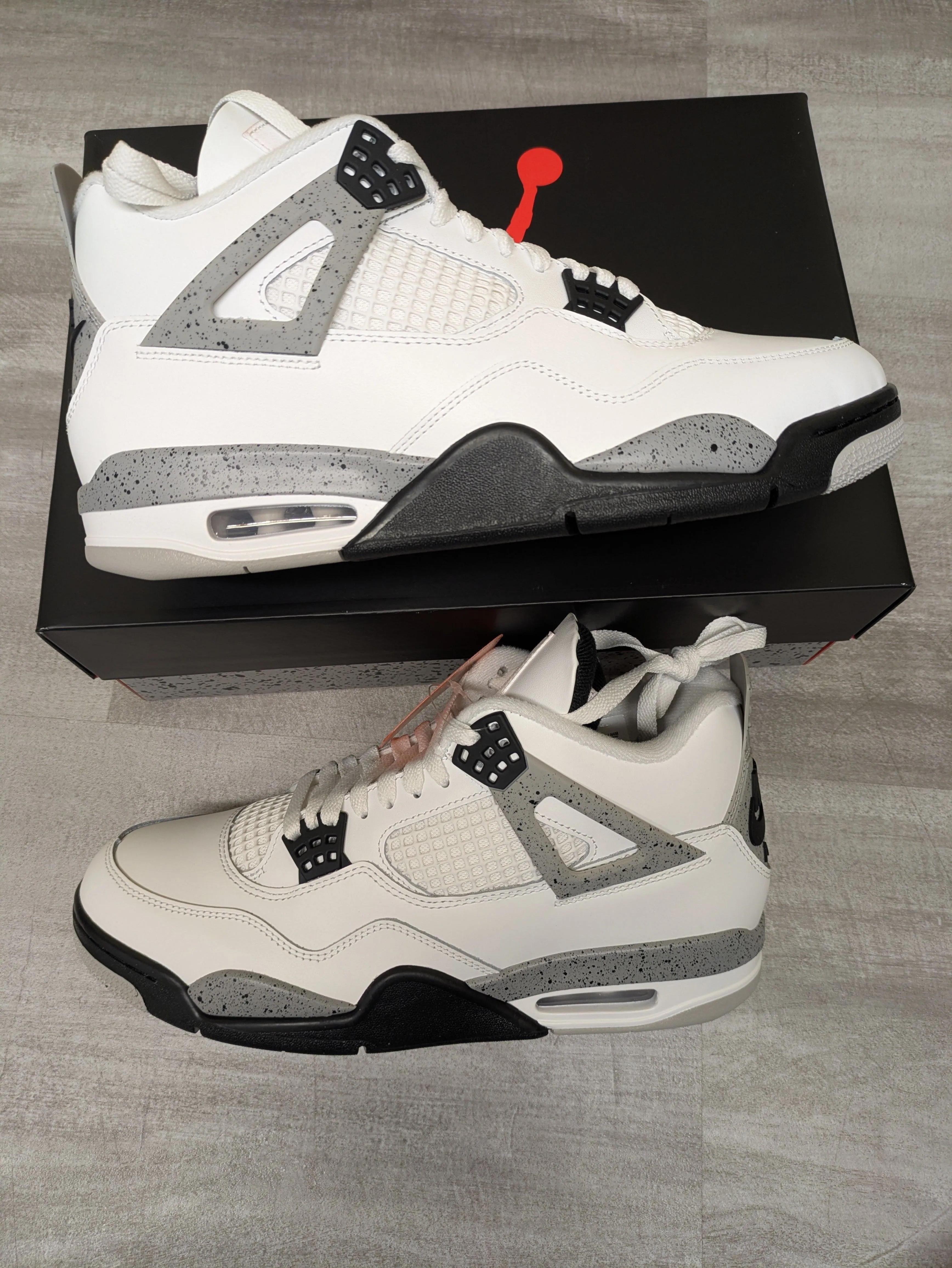 Product image for Air Jordan 4 white cement size 12M 