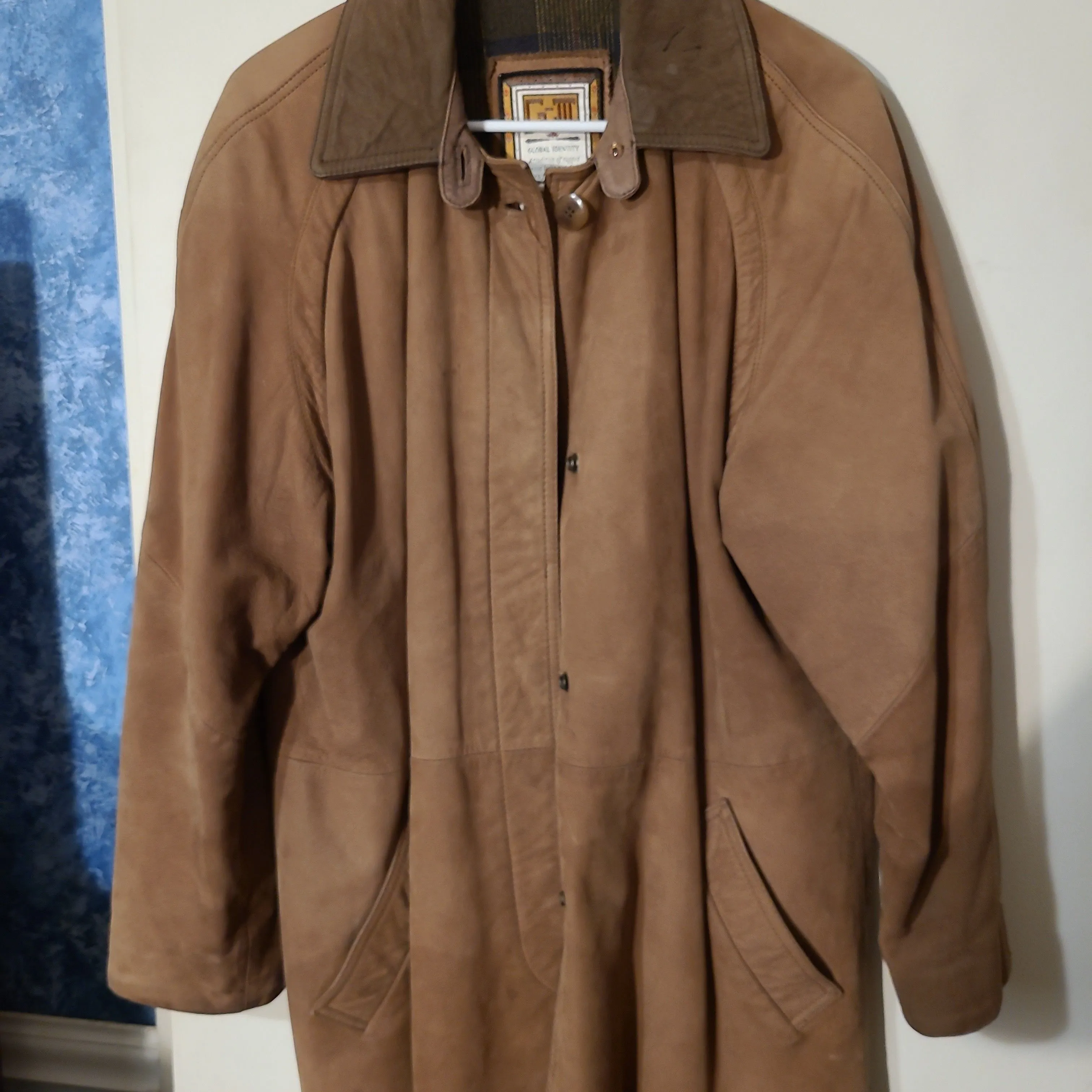 Product image for G-III, Global Identity,  Leather Jacket , medium,  brown. (A181)