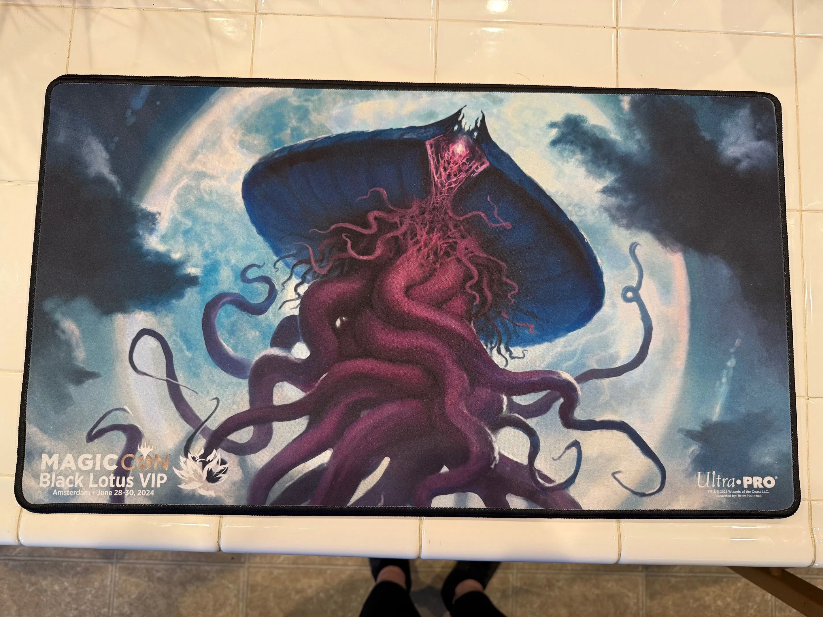 Product image for MagicCon Amsterdam Playmat: Emrakul the World Anew / Rare Black Lotus VIP MTG