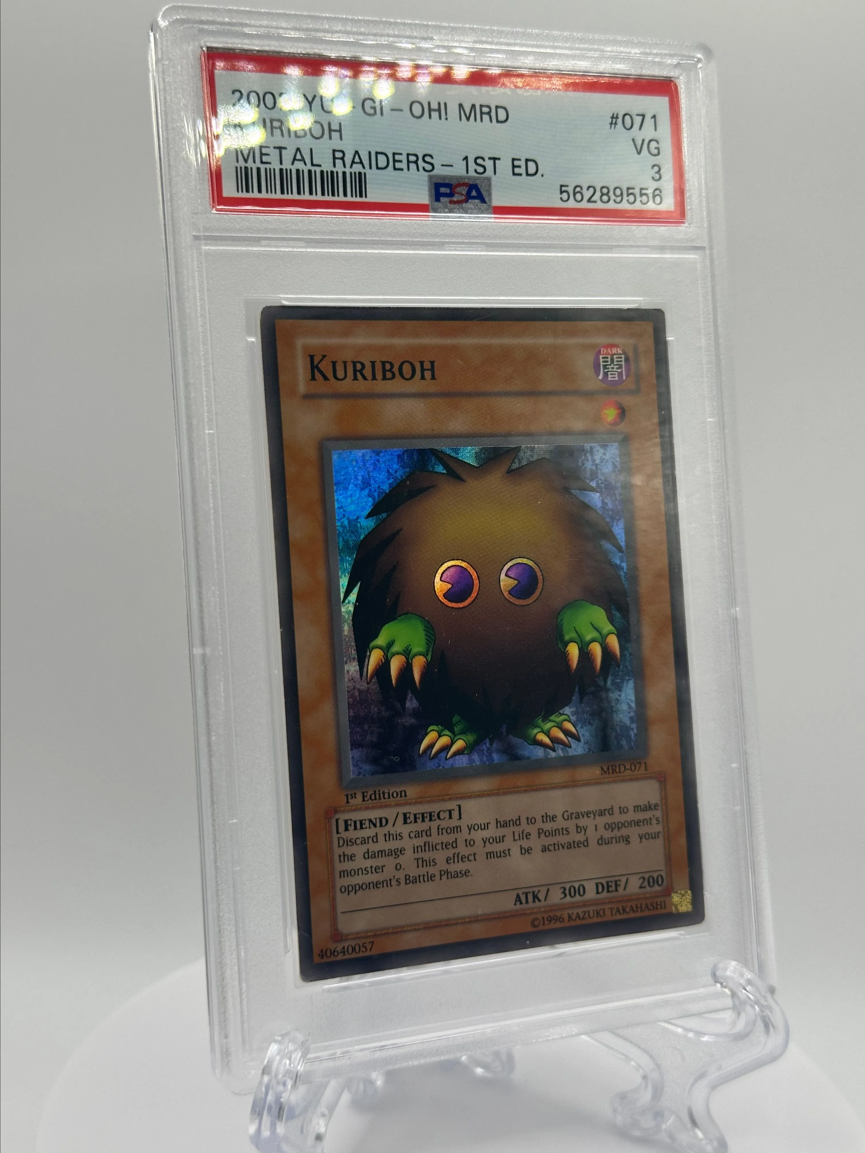 2002 yugioh Kuriboh 1st ed Metal Raiders MRD-071 PSA 3 ult rare  Whatnot:  Shop, Sell, Connect