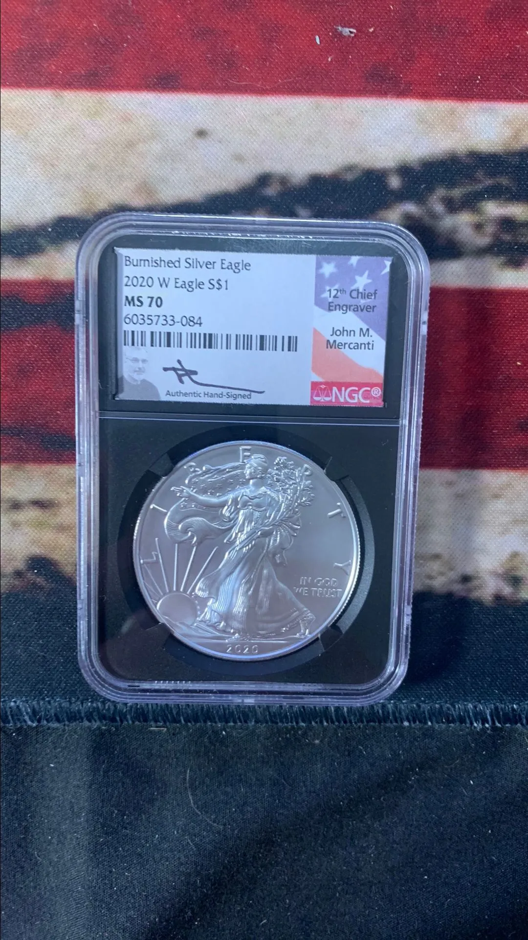 Product image for ! ONLY 325 GRADED MS70!  2020 W American Silver Eagle MS70 West Point Minted