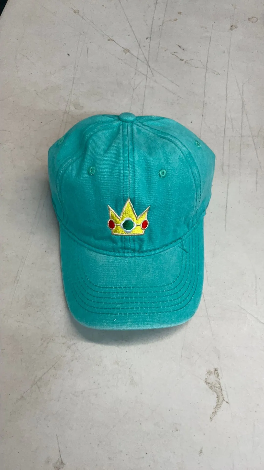 Product image for Teal Princess Daisy Hat -Adult