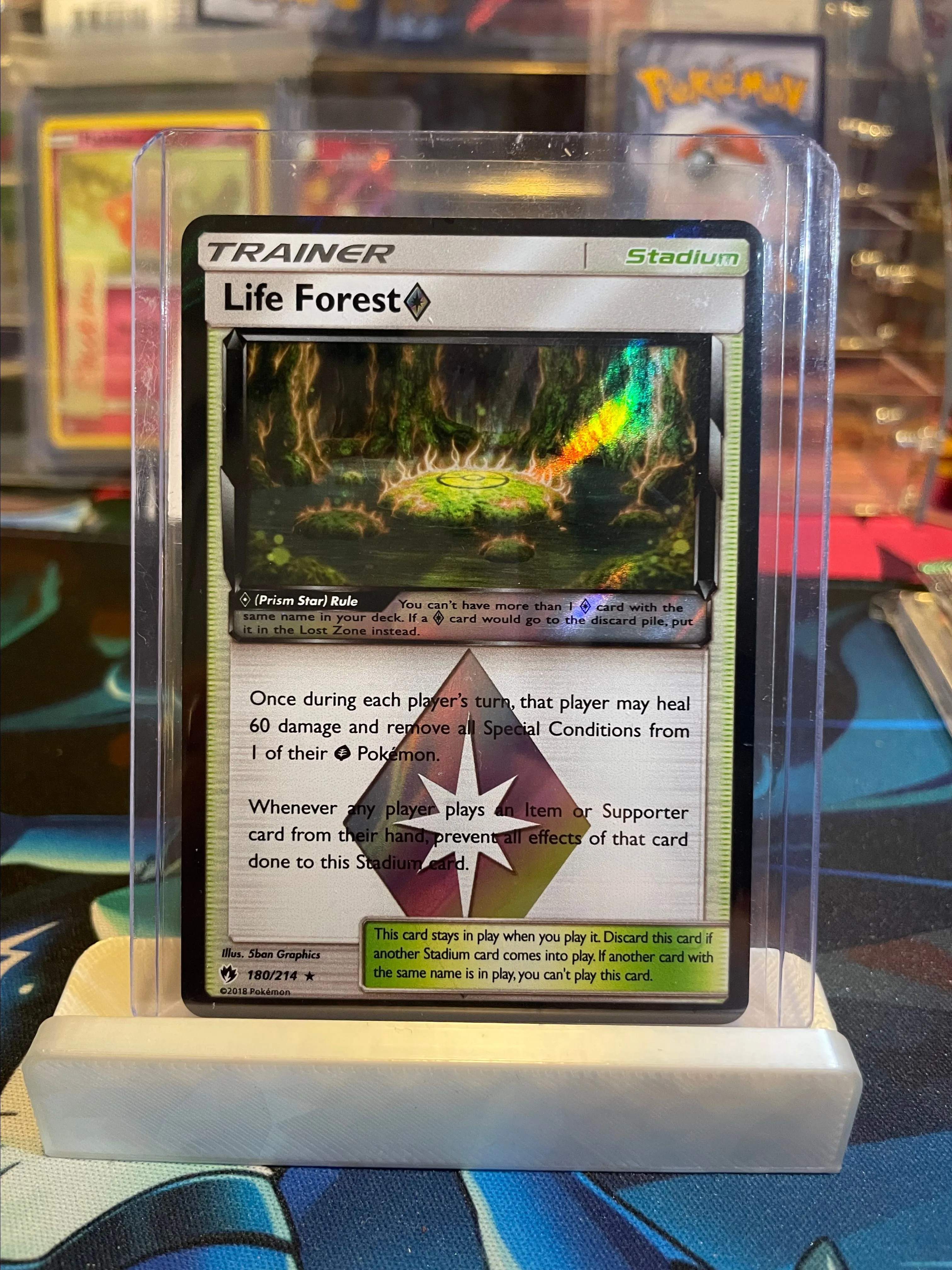 Life Forest Prism Star - 180/214 - Pokemon Lost Thunder Sun & Moon Rare Card  NM  Whatnot: Shop, Sell, Connect