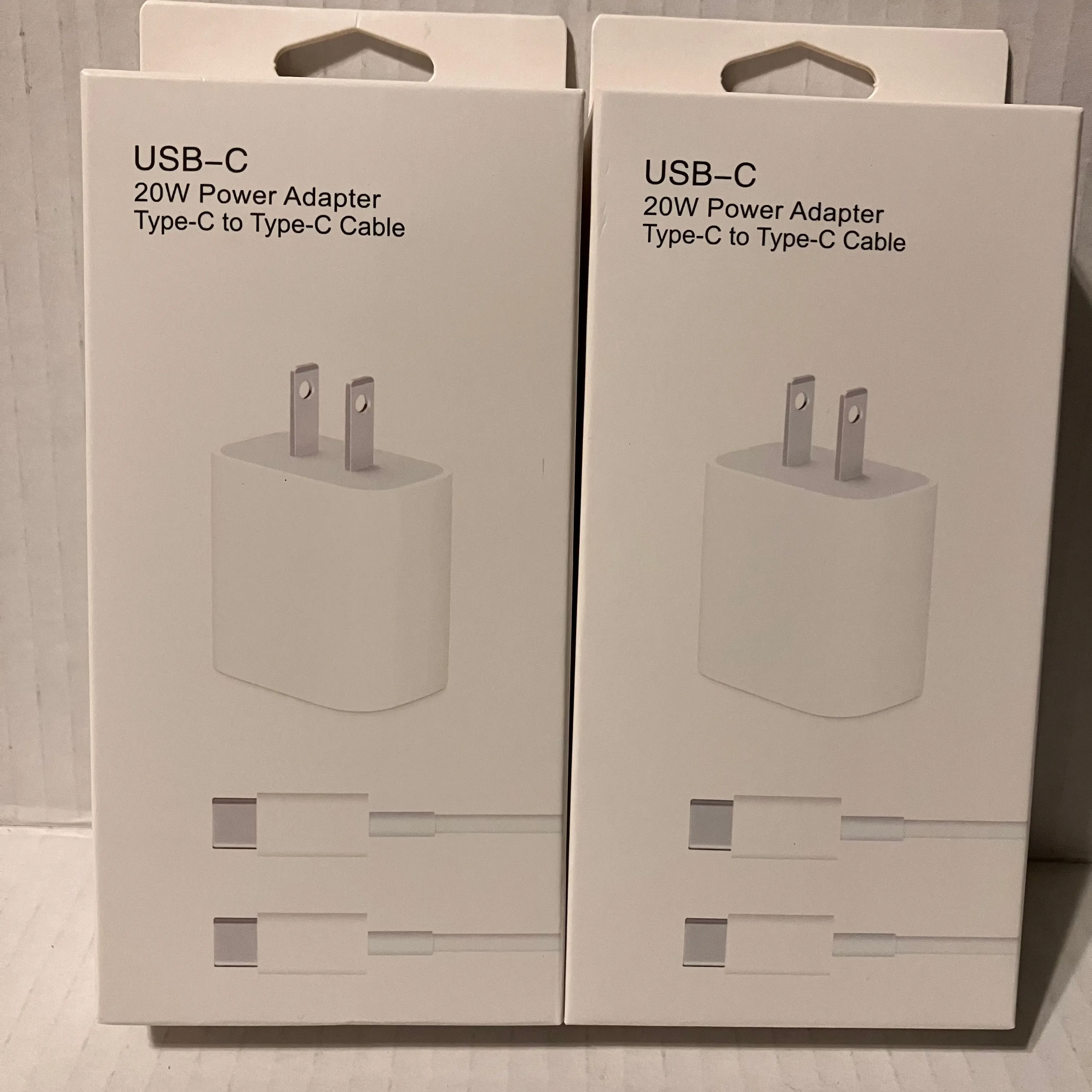 Product image for 2 Phone Charger Type C Fast Charger Cable Cables With Adapter