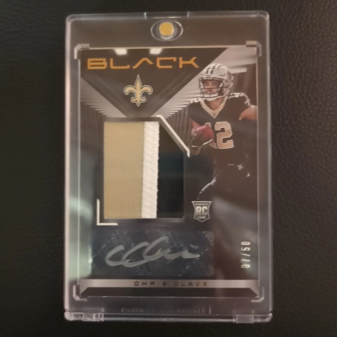 Product image for 2023 Panini Black Gold Chris Olave 07/50