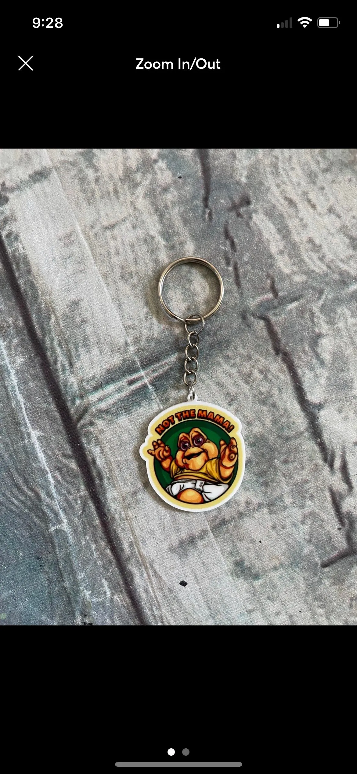 Product image for Not The Mamma Keychain
