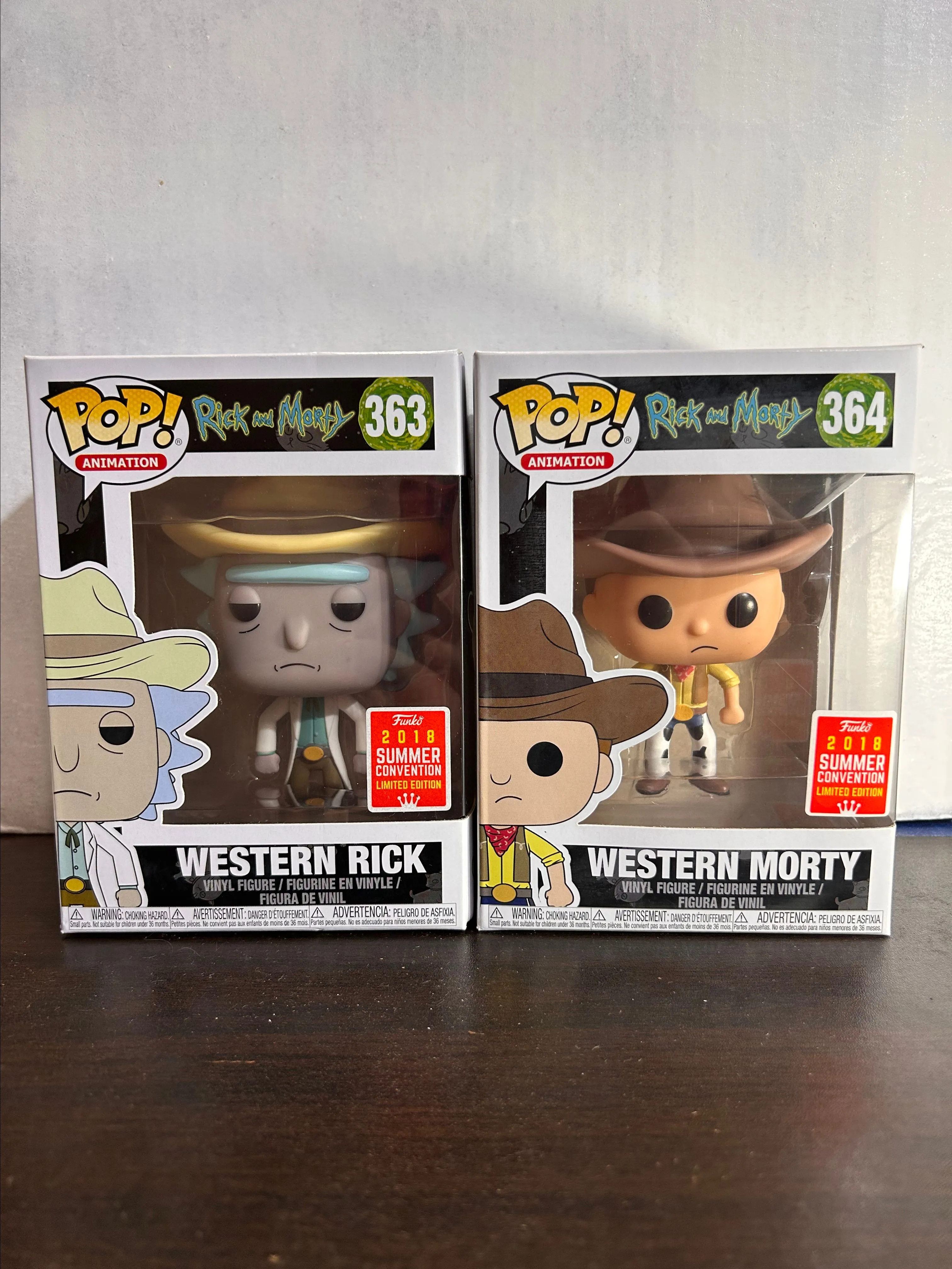Product image for 2 Pop Bundle Rick and Morty 2018 Summer Convention LE Funko Pops - See Description