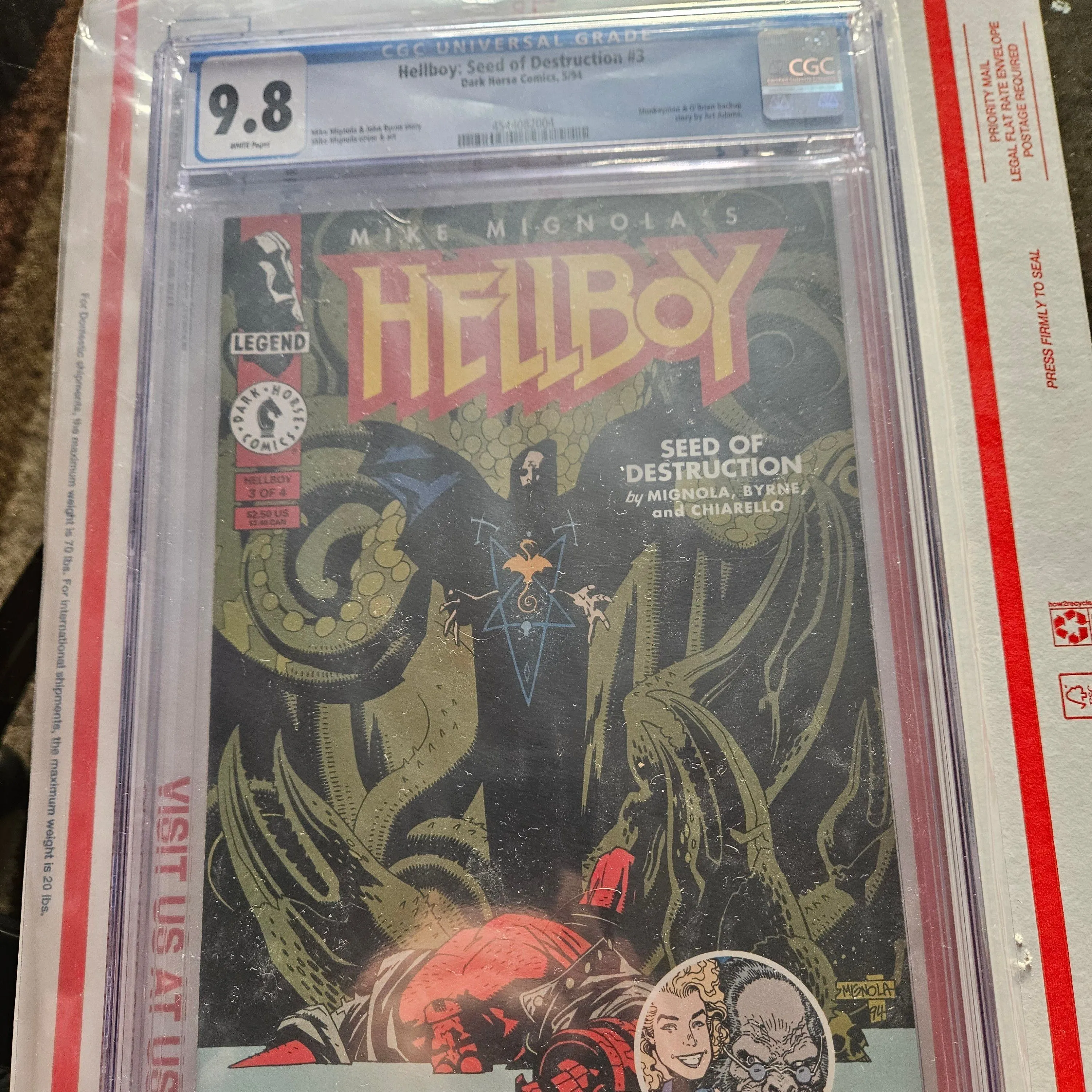 Product image for Hellboy: Seed of Destruction #4 CGC 9.8