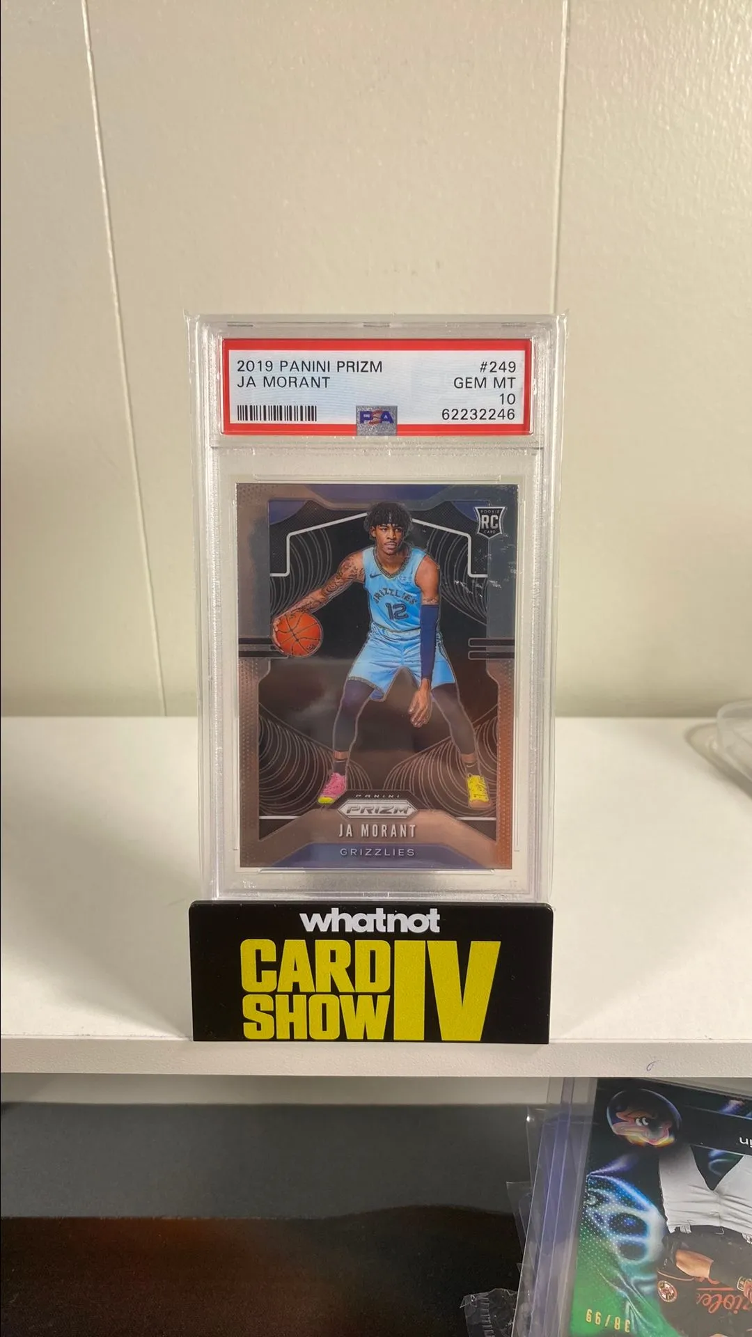 Product image for 2019 Panini Prizm Ja Morant 249  PSA GEM MT 10