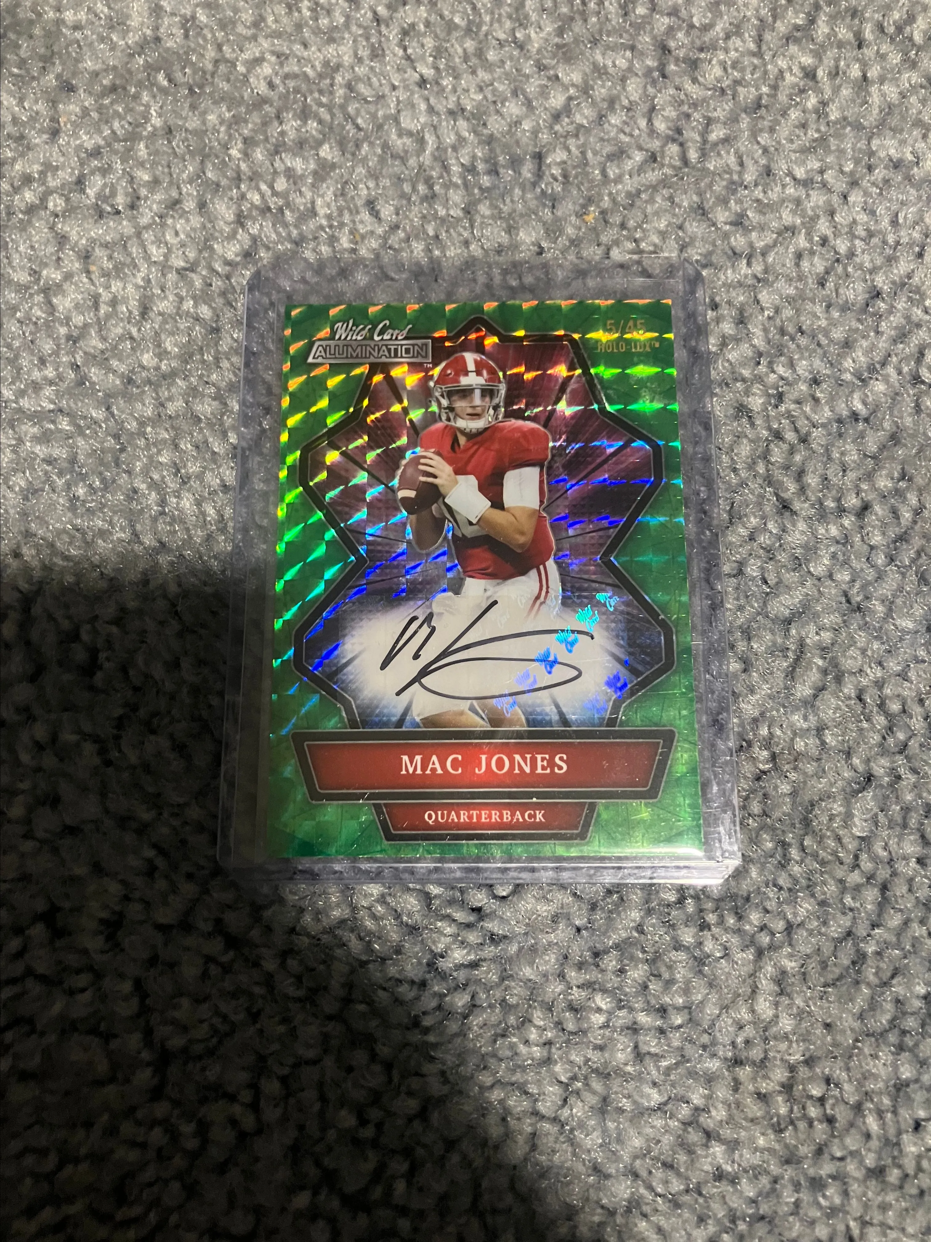 Product image for mac jones rookie auto /45