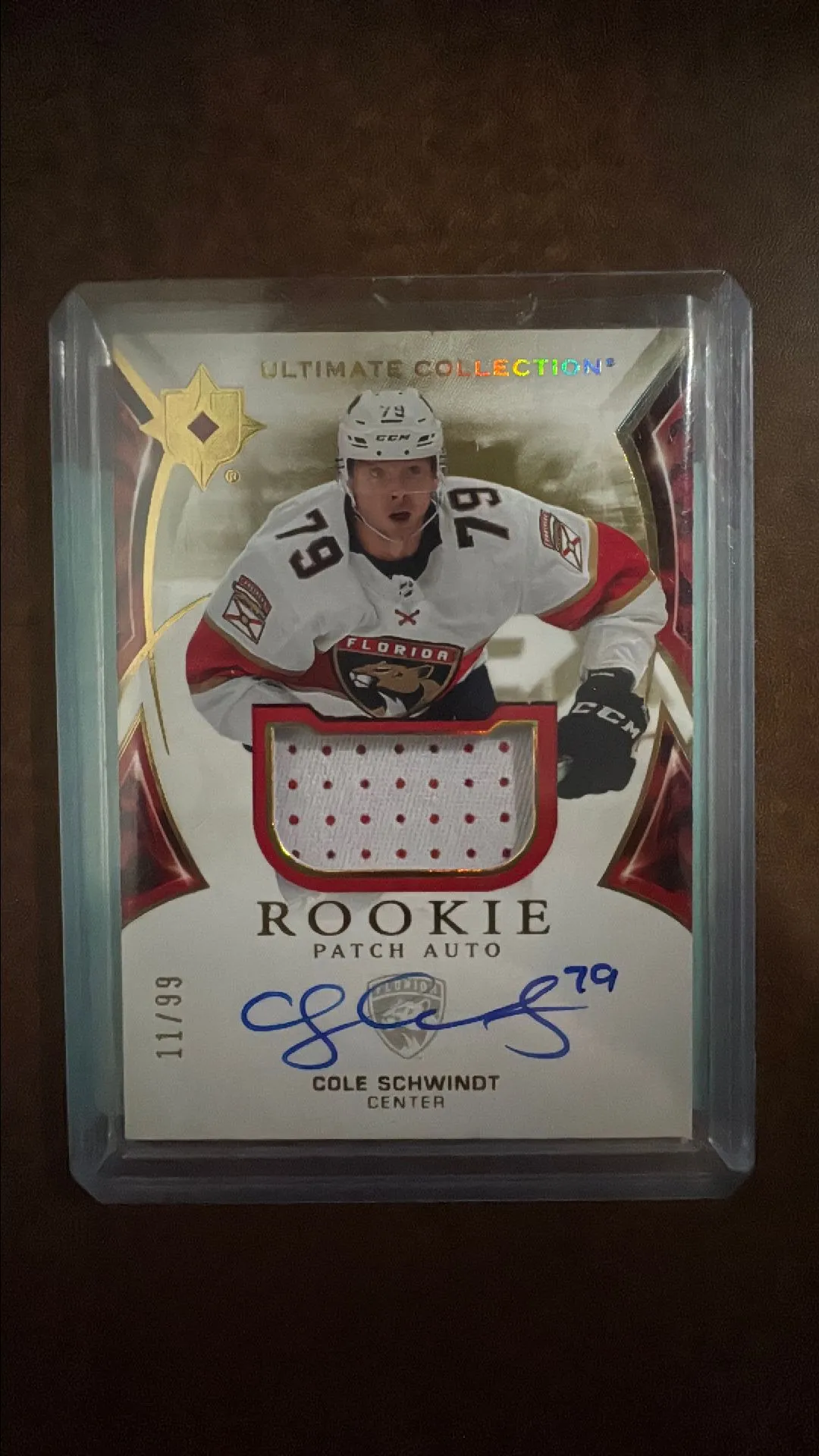 Product image for Cole schwindt rookie patch auto /99