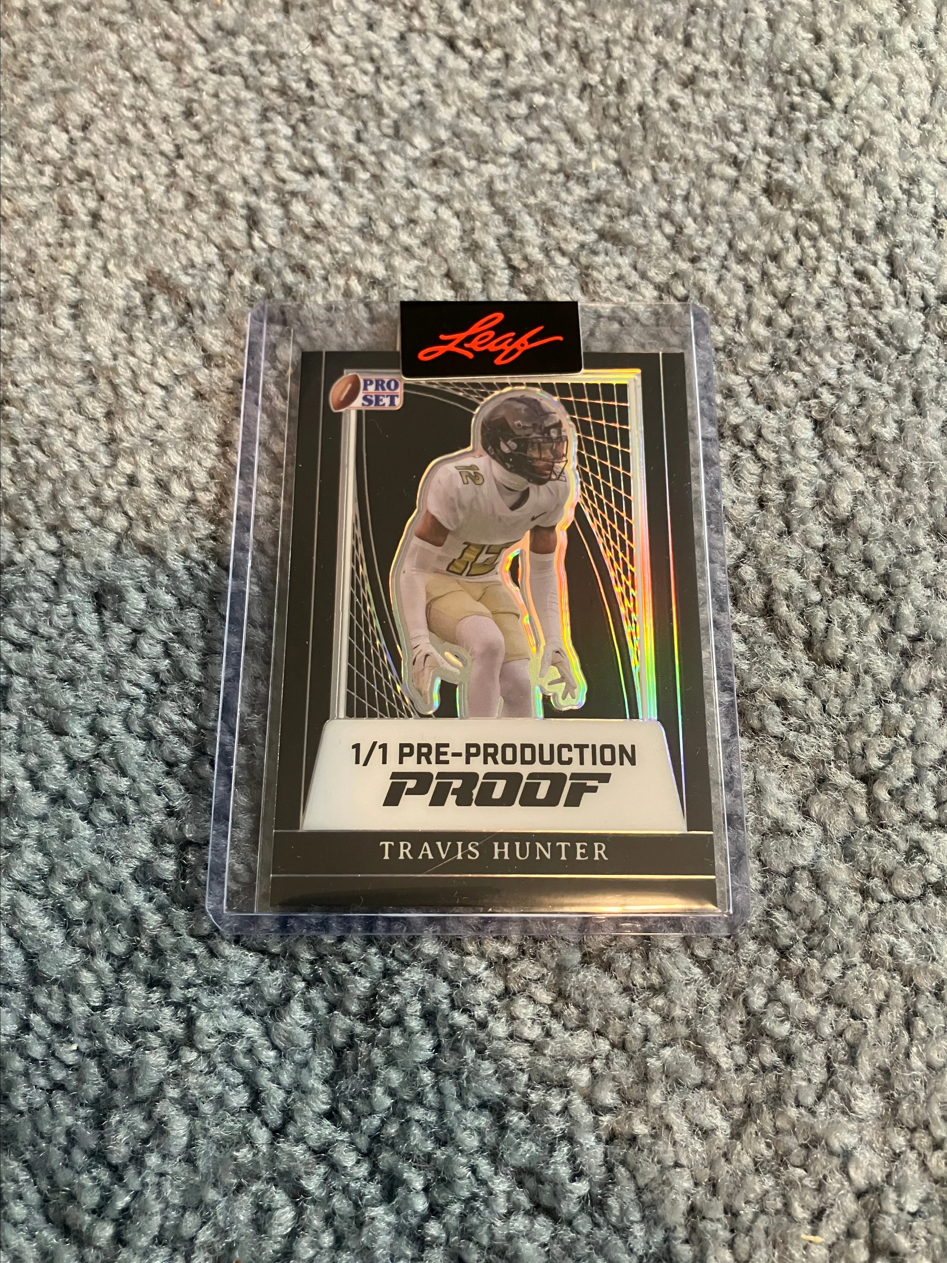 Product image for travis hunter 1/1 rookie proof