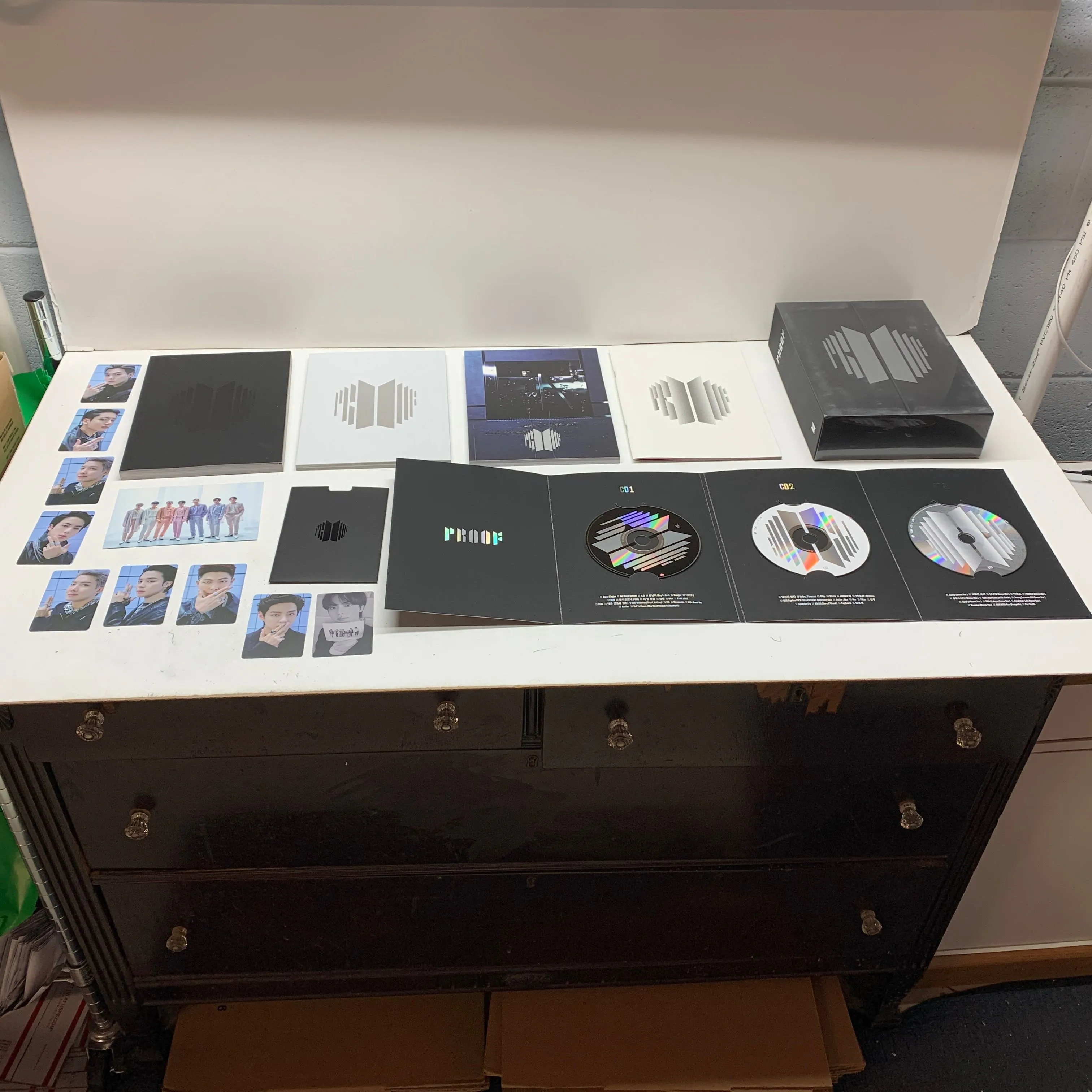 Product image for BTS Proof Anthology Album Box Set CD Photo Book Lyric Card Photocard