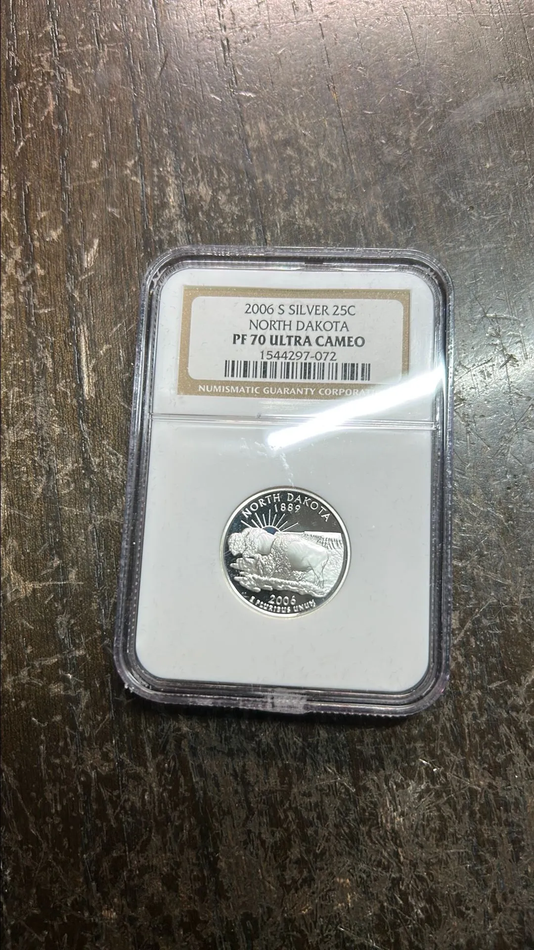 Product image for 2006 North Dakota PF70 ultra cameo! Silver