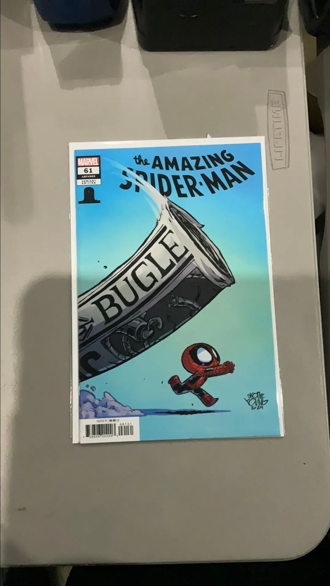 Product image for Amazing Spider-Man #61 Skottie Young 8 Deaths of Spider-Man Variant Marvel