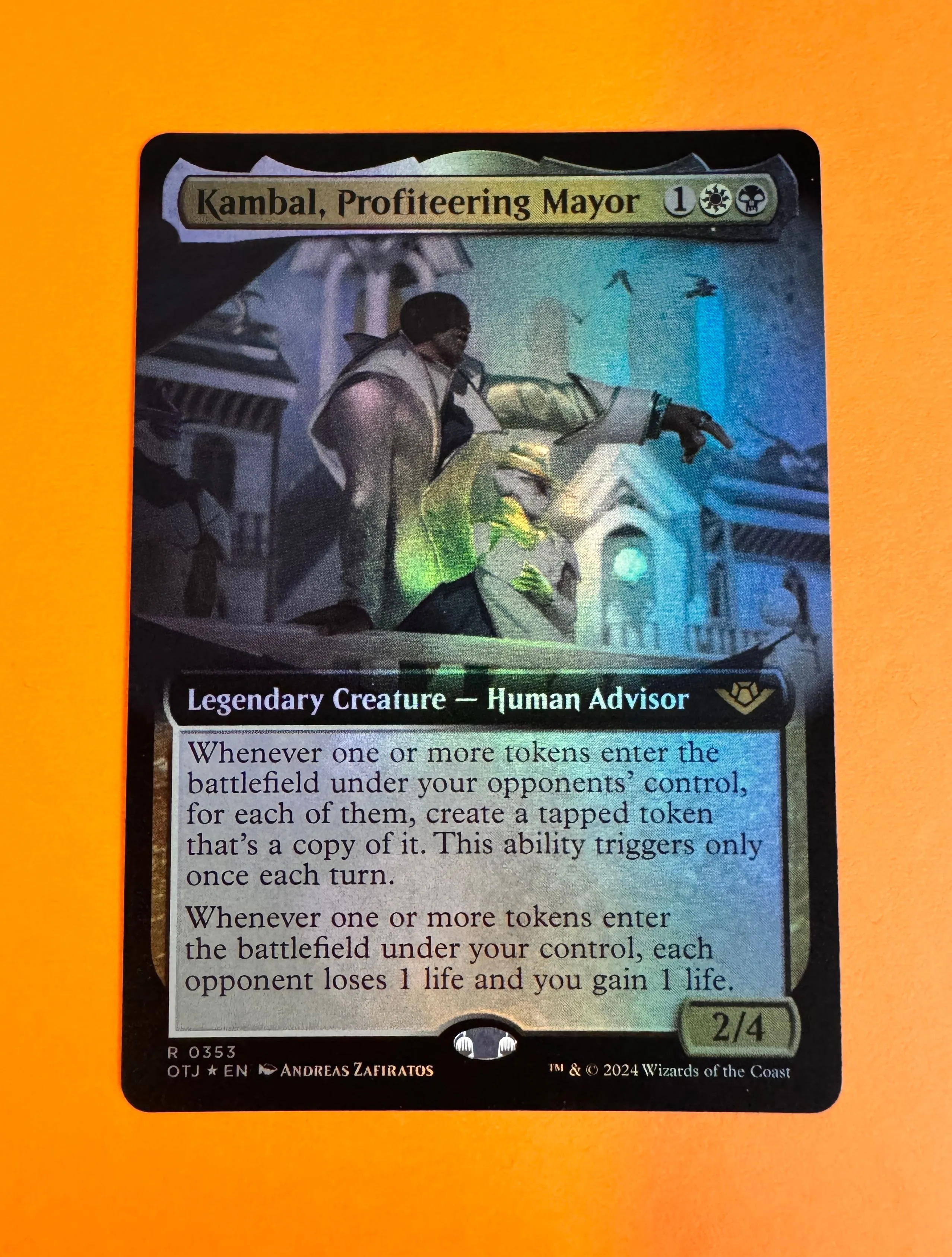 Product image for #353 Kambal, Profiteering Mayor (FOIL)