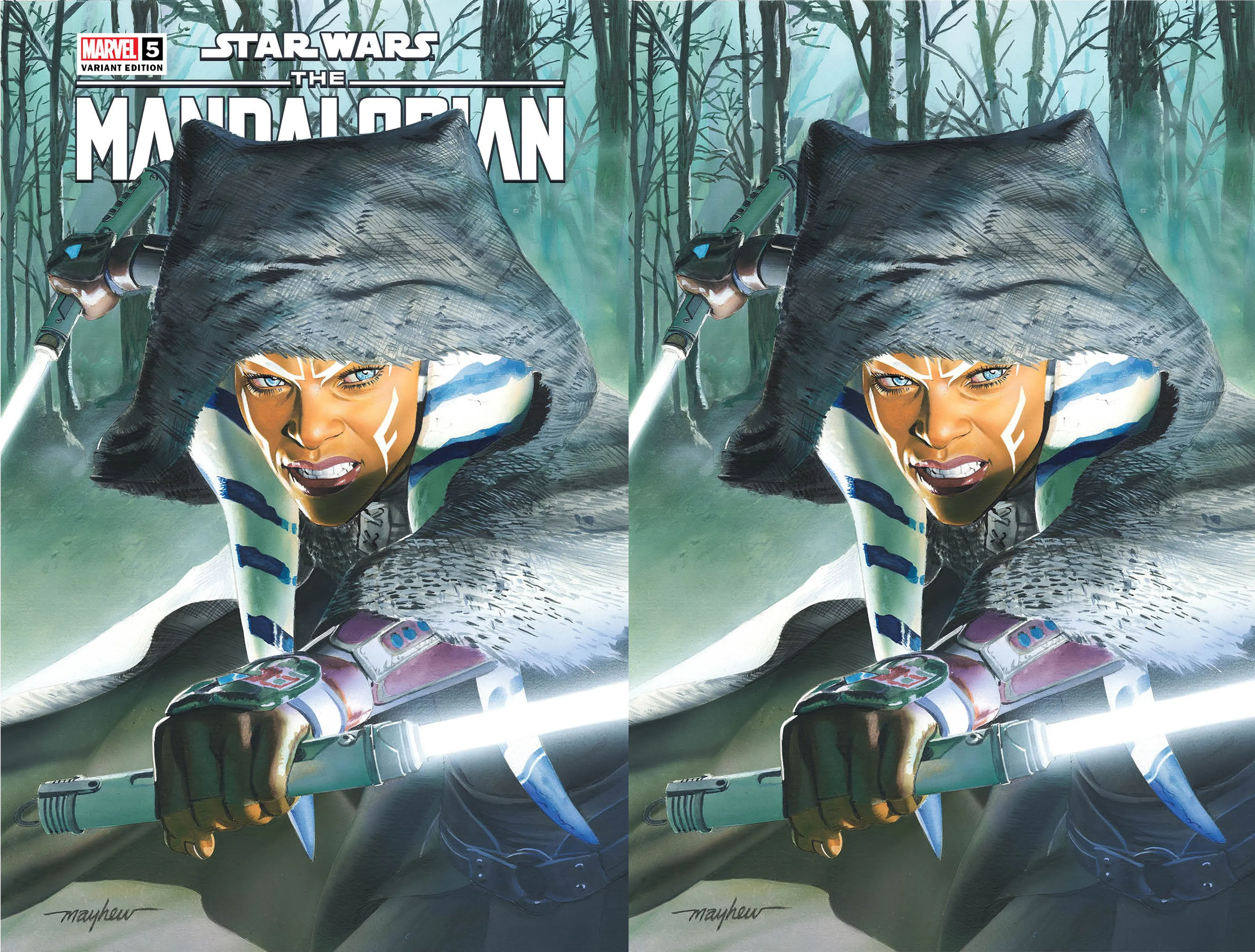 Product image for Star Wars Mandalorian Season 2 #5 Trade Dress & Virgin Set RAW