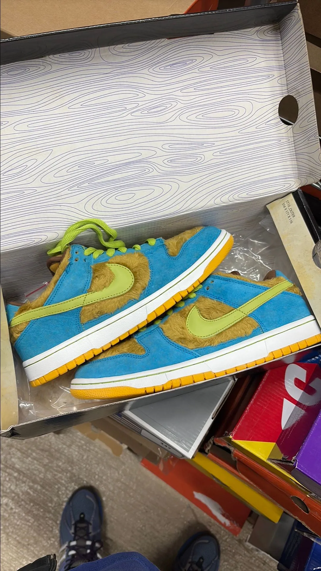 Product image for 2006 SB DUNK LOW "BABY BEAR" SIZE 8M (9.5W) BRAND NEW