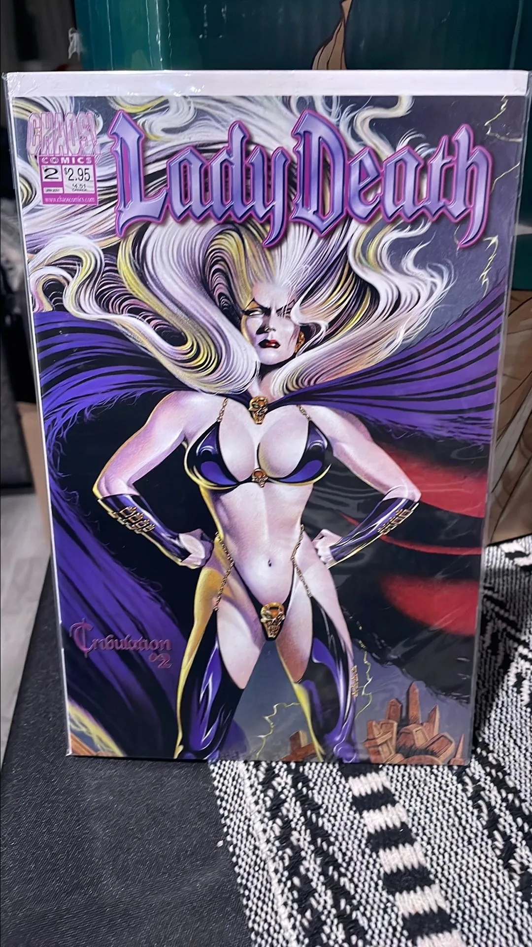 Product image for Lady Death: Tribulation issue #2 first printing David Micheal Beck cover 9.6