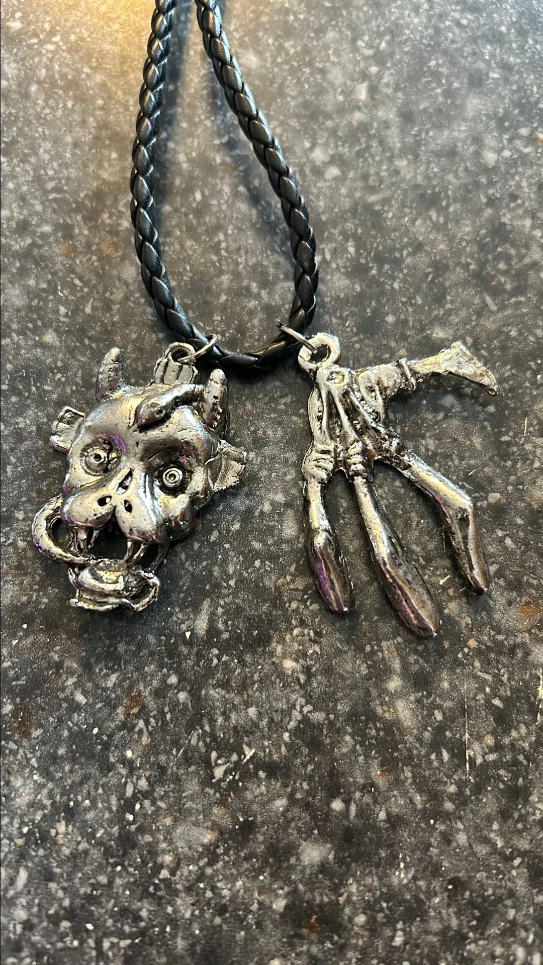 Product image for Demon Head/Claw Necklace